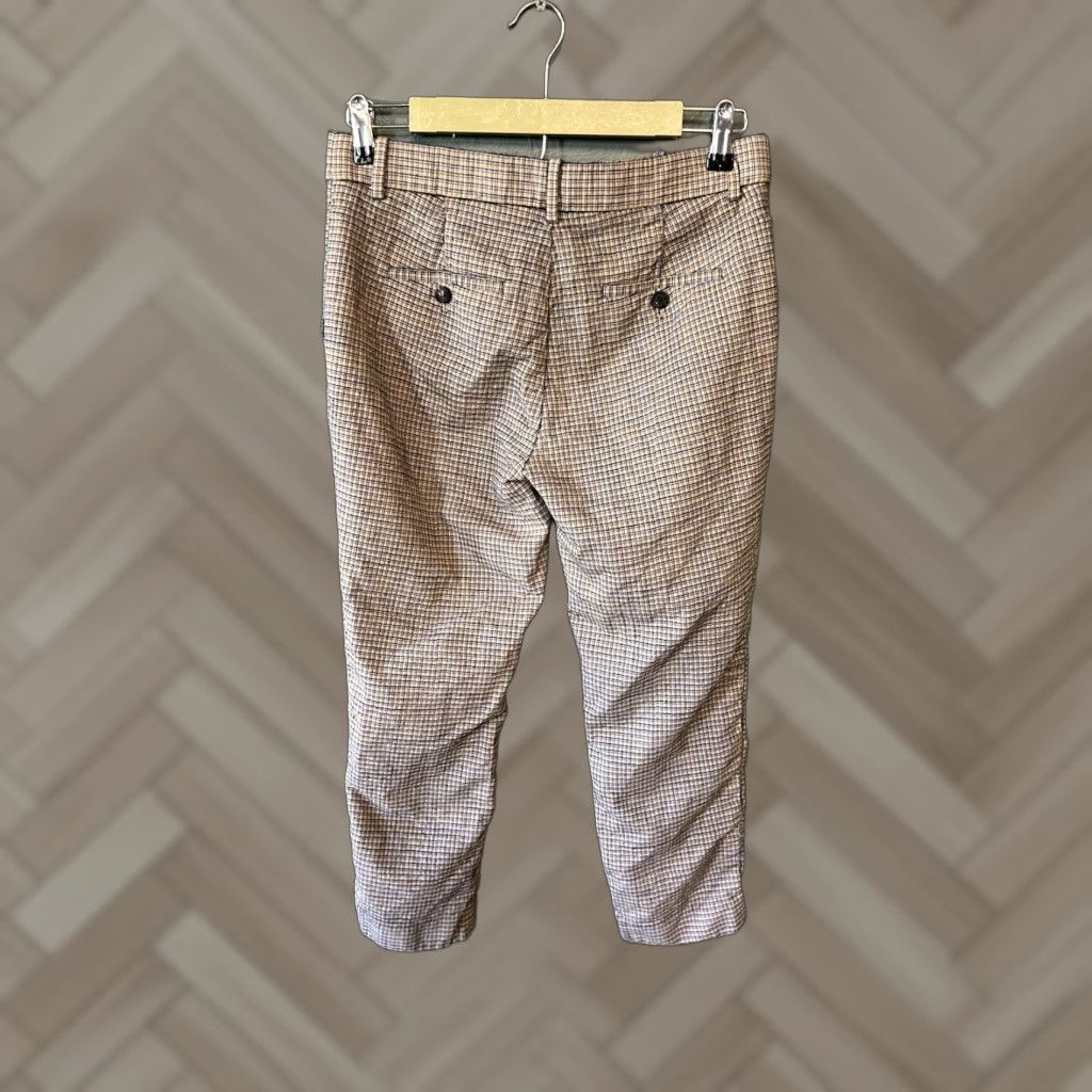 Theory Theory Womens Wool Plaid Cropped Pants Size 6 Size 28" / US 6 / IT 42 - 1 Thumbnail