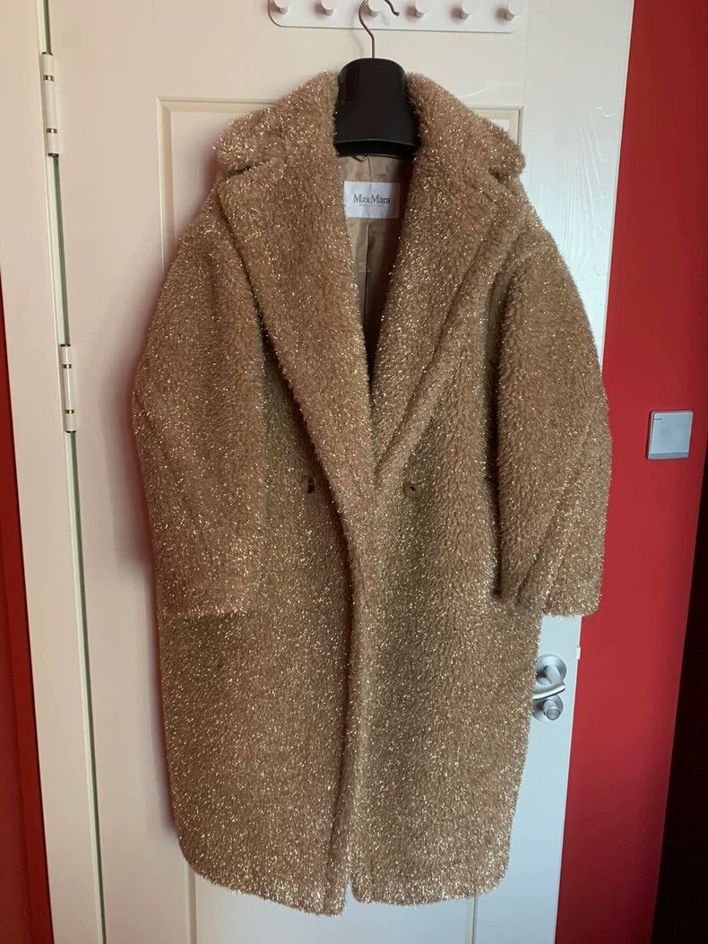 Max Mara Max Mara A teddy bear coat limited edition camel with gold Size S / US 4 / IT 40 - 1 Thumbnail