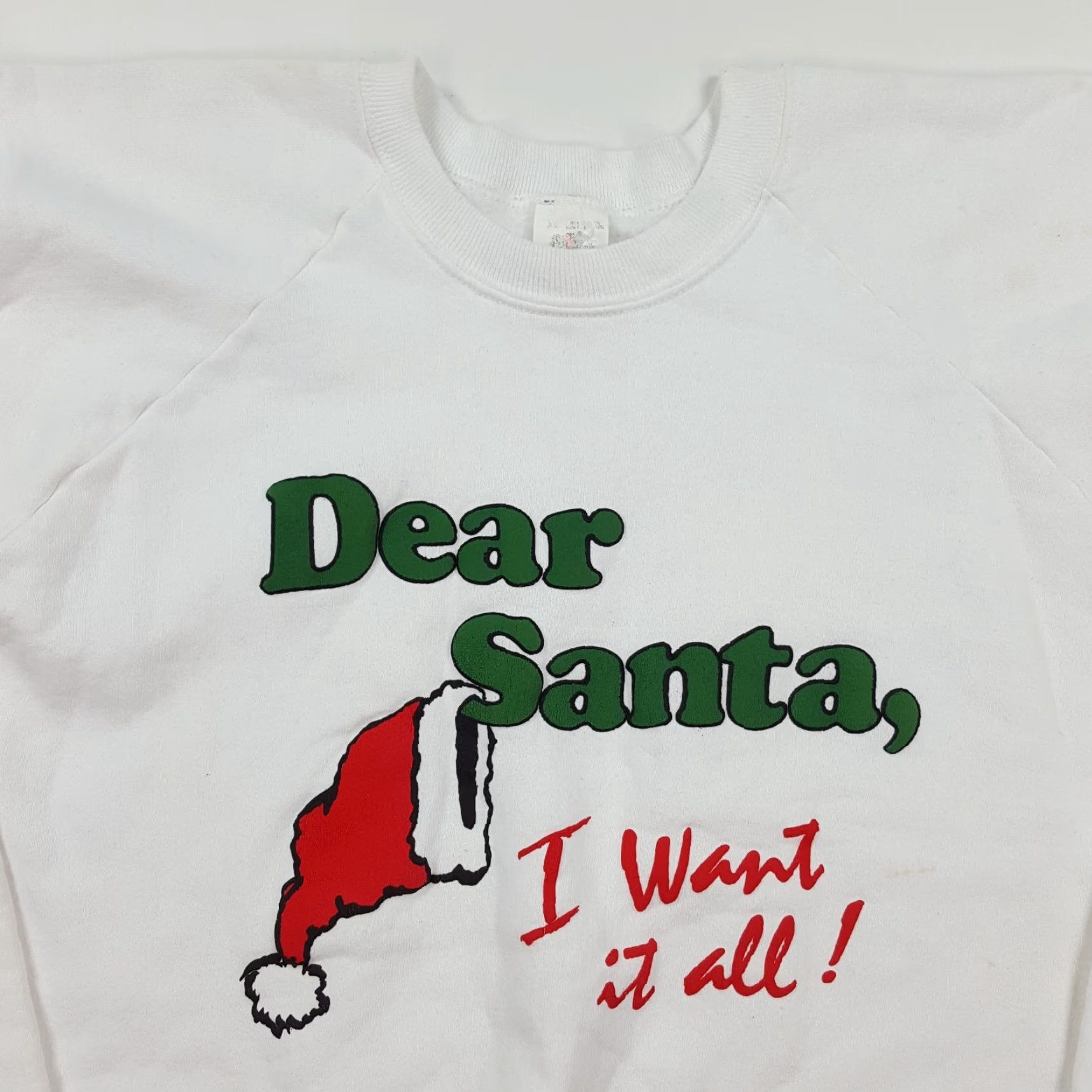 Fruit Of The Loom VINTAGE Dear Santa Christmas Nike? Sorry, original title doesn't include Nike. Size US XL / EU 56 / 4 - 2 Thumbnail