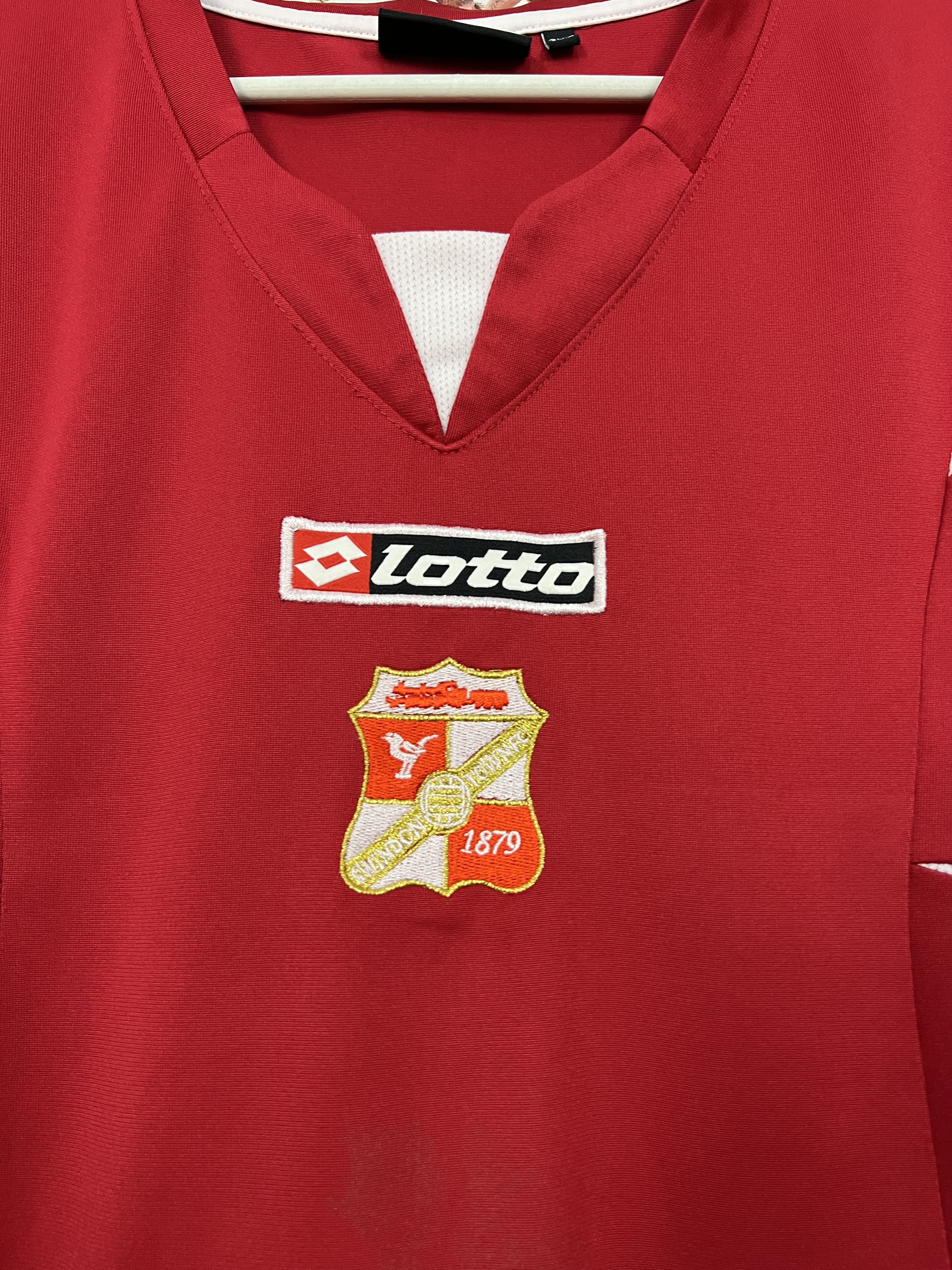 Lotto Sport Swindon Town Home football shirt 2007 Soccer Lotto 3XL Size US XXL / EU 58 / 5 - 3 Thumbnail