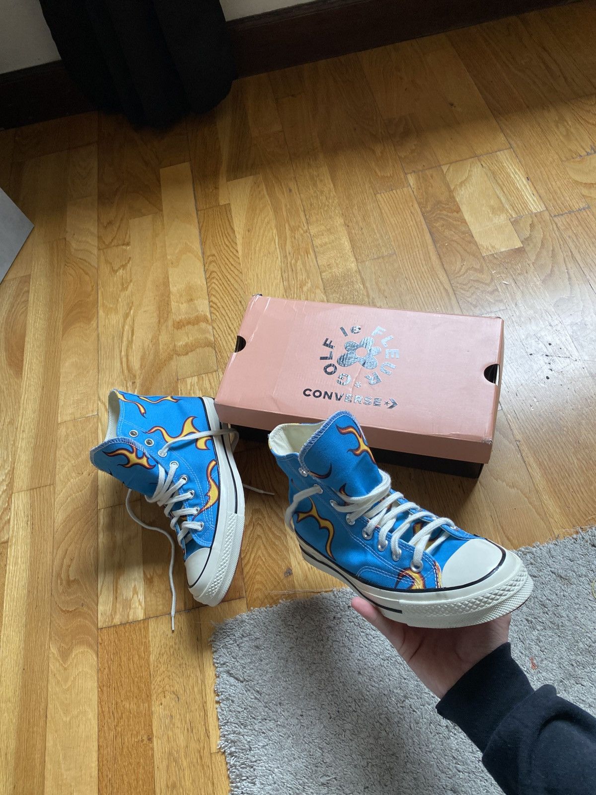Converse × Golf le Fleur Golf Le Fleur x Chuck 70 Converse Cherry Bomb Flame Size 7.5 Size US 7.5 / EU 40-41 - 6 Thumbnail