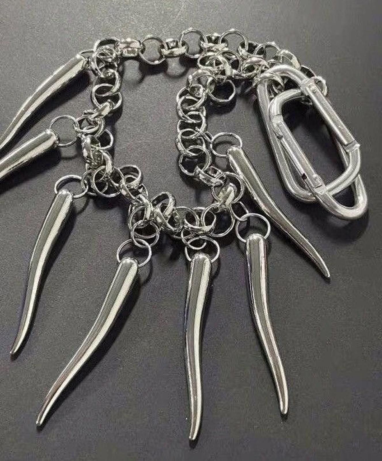 Jewelry Retro punk gothic pendant carabiner necklace Size ONE SIZE - 4 Thumbnail