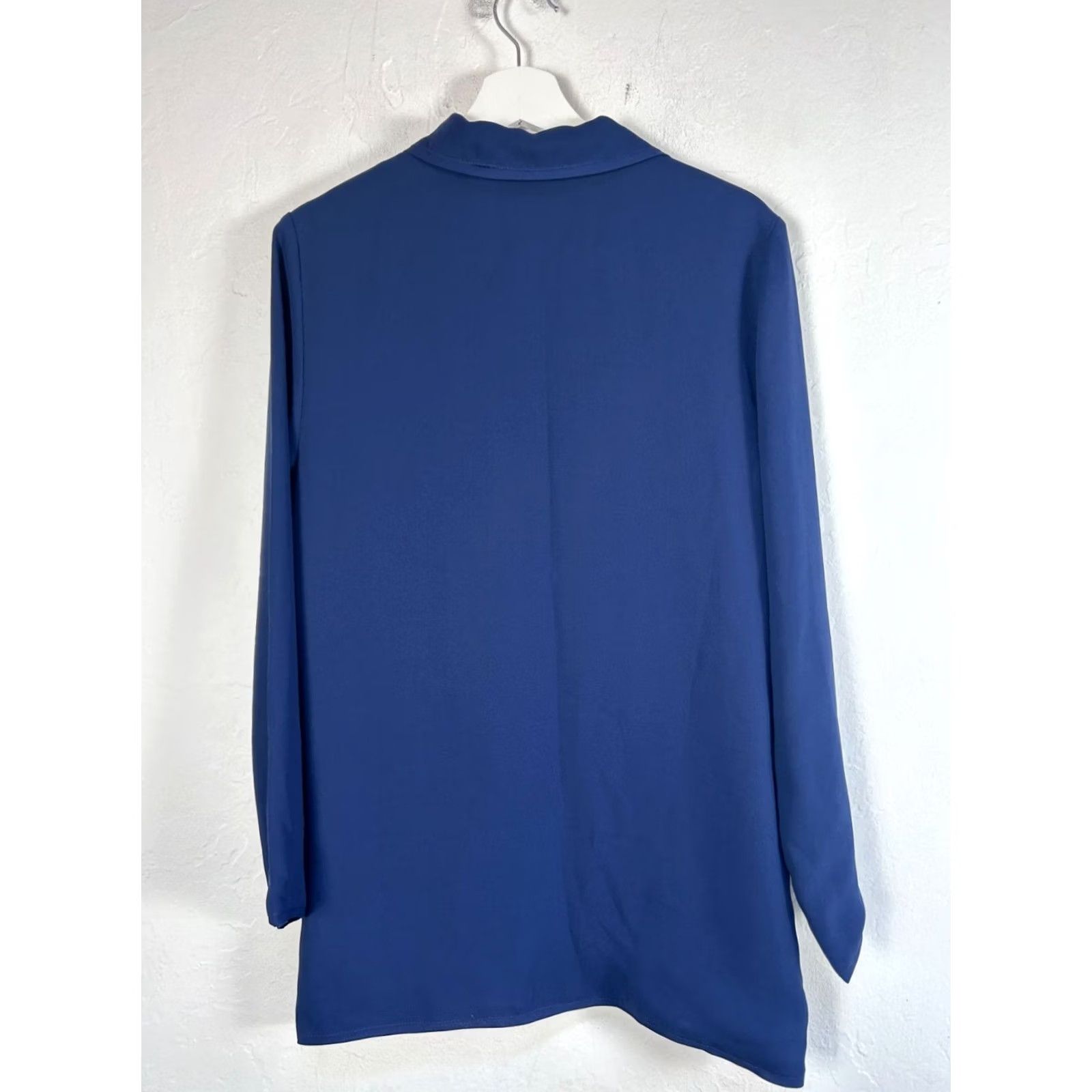 Doublet VTG Modasport Beverly Hills Antony Moorcroft Blue Double Breasted Blazer Small Women Short Sleeve Notch Lapel Vintage Blazer Size S / US 4 / IT 40 - 2 Thumbnail