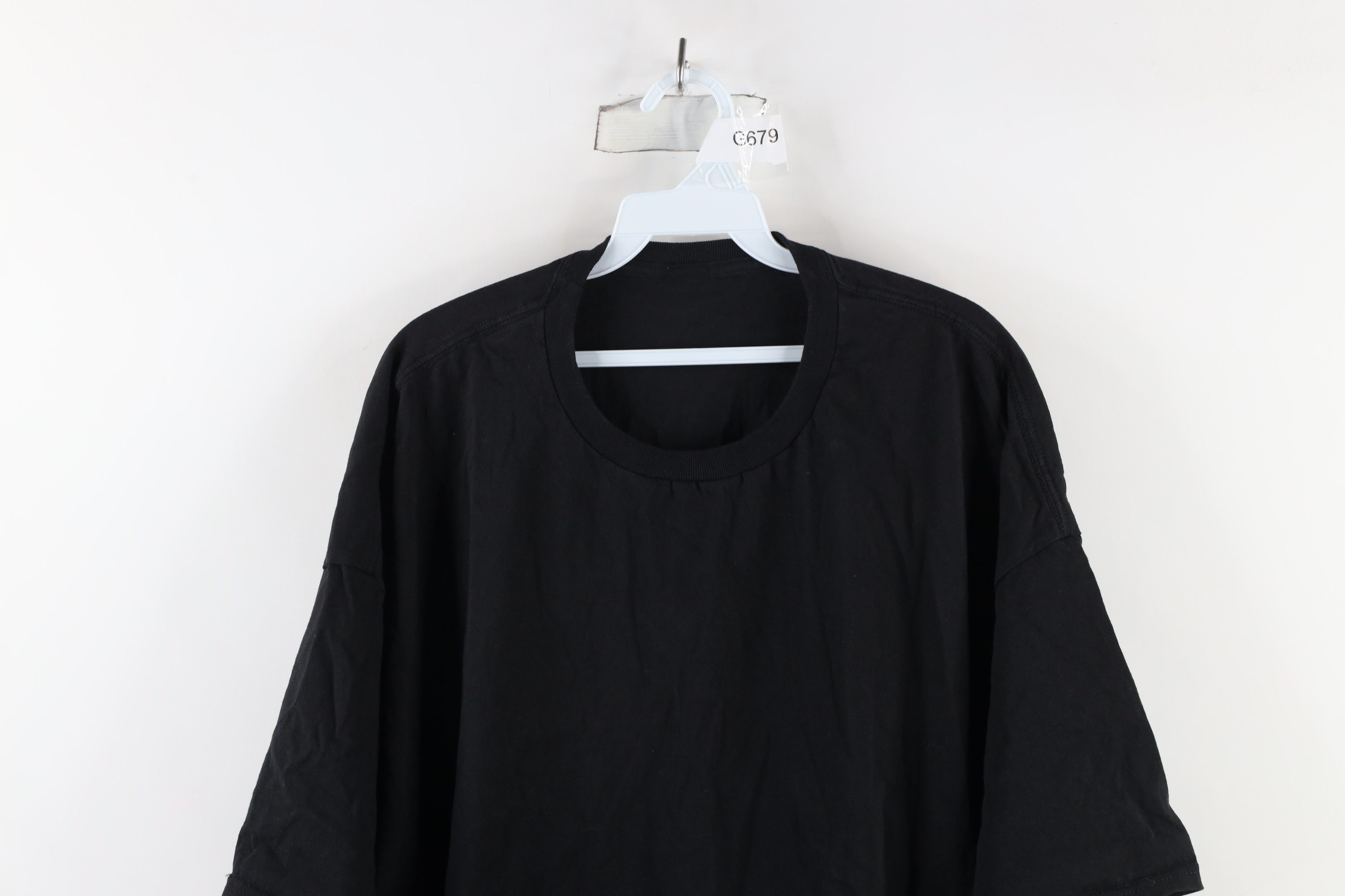 Vintage Vintage 90s Streetwear Short Sleeve T-Shirt Black Cotton Size US XXL / EU 58 / 5 - 2 Thumbnail