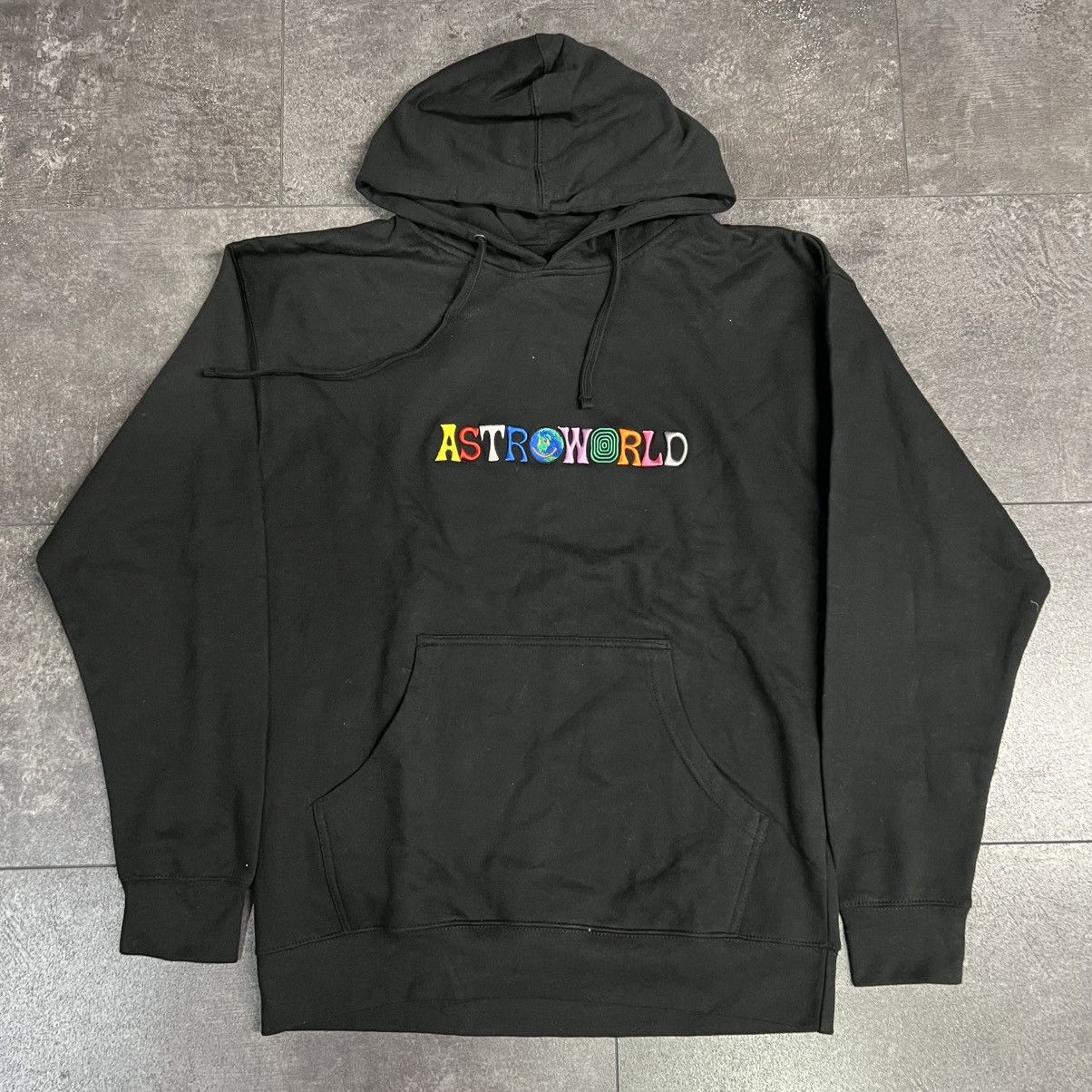 Travis Scott Travis Scott Astroworld Logo Hoodie Black Size US L / EU 52-54 / 3 - 1 Thumbnail