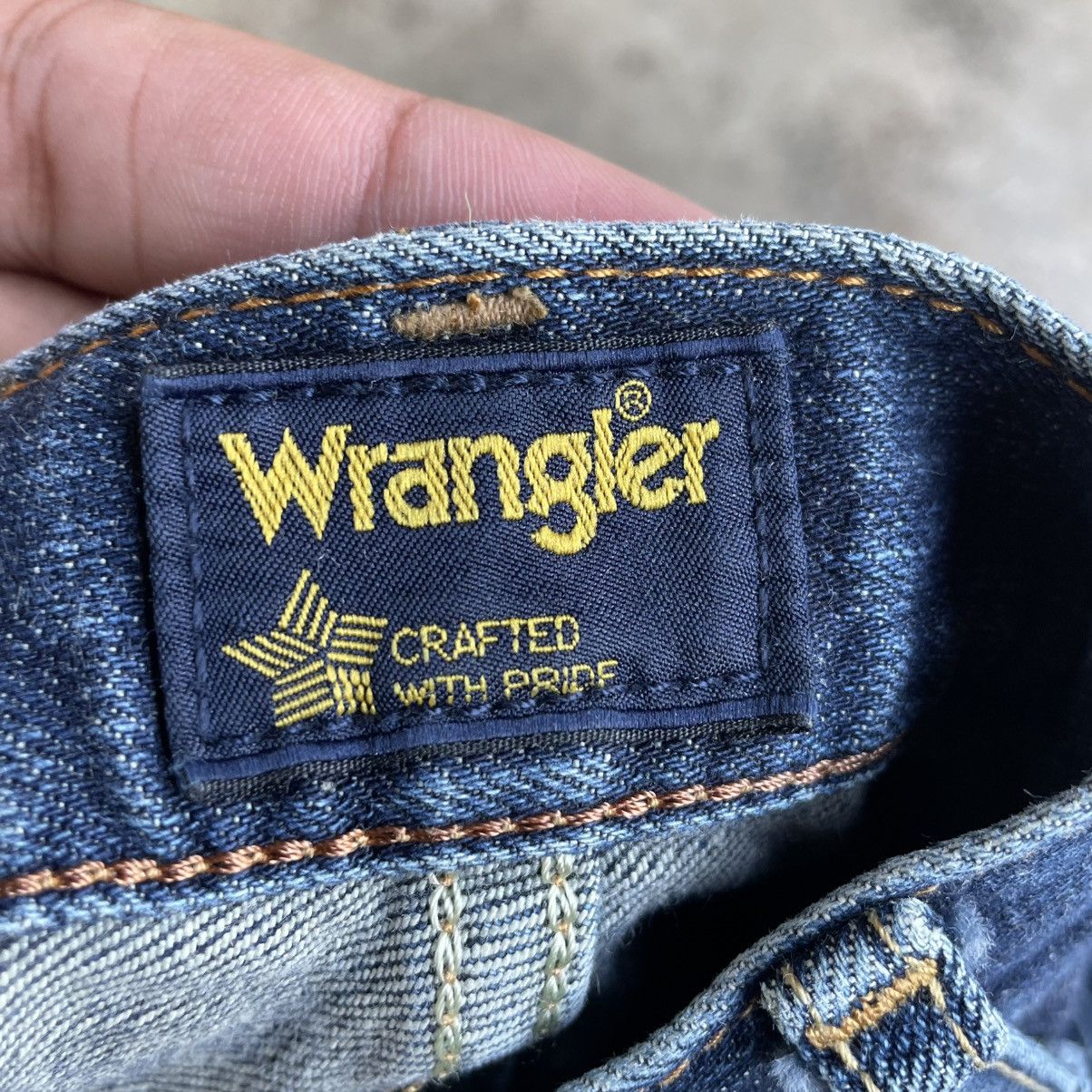 Wrangler 🔥Vintage Wrangler WM0383 Stoned Washed Ripped Denim Jeans Size US 29 - 12 Thumbnail