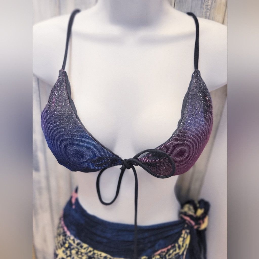 Other Shein Gradient Bikini Top Size Med and LG Sport Sarong Set Size ONE SIZE - 2 Thumbnail