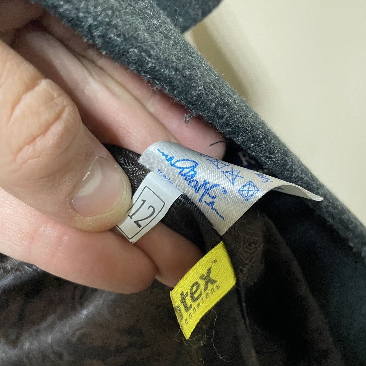 If Six Was Nine × Le Grande Bleu (L.G.B.) × Tornado Mart Angora Mart Japanese Egoist Hairy Fur Coat Jacket blazer Size XL / US 12-14 / IT 48-50 - 10 Thumbnail