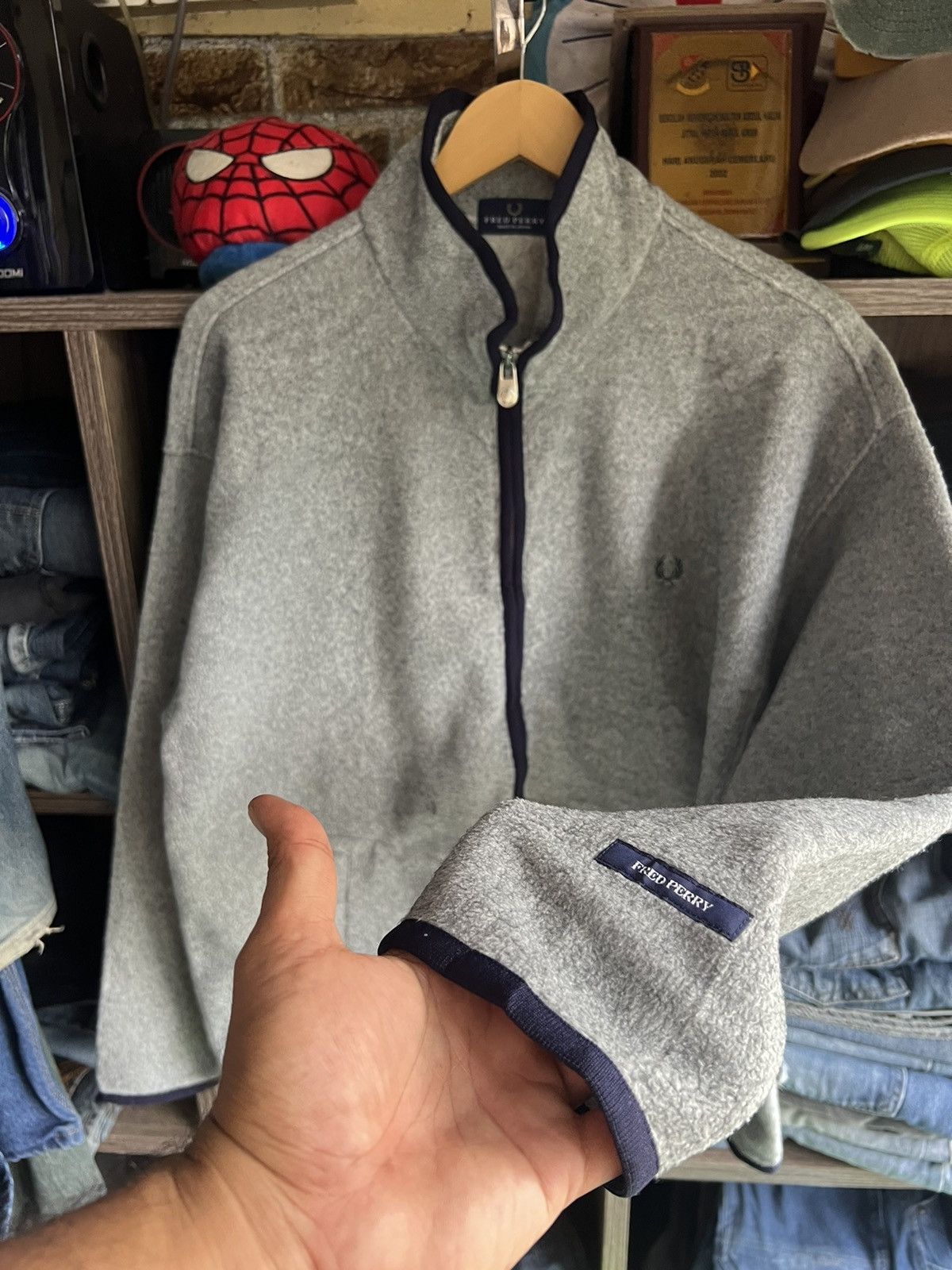 Fred Perry 🔥Made in Japan Fred Perry Zipper Fleece Jacket Size US L / EU 52-54 / 3 - 12 Thumbnail