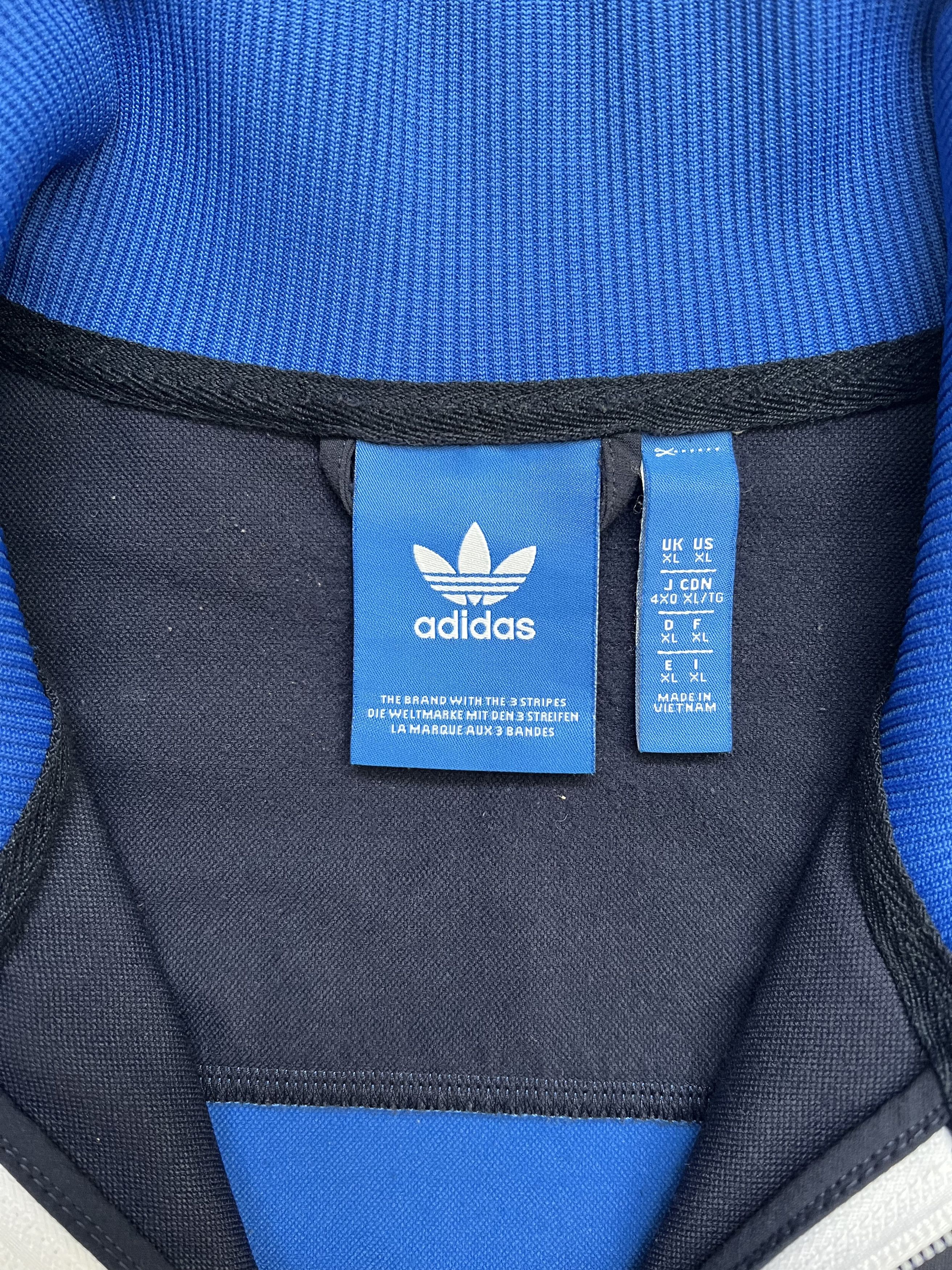 Adidas Adidas Originals Track Jacket Blue XL 3-Stripe Full Zip Size US XL / EU 56 / 4 - 14 Thumbnail