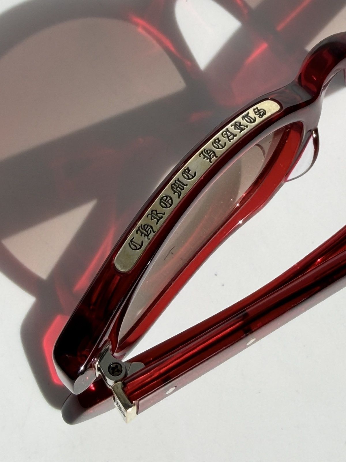 Chrome Hearts Chrome Hearts Red Lowrider Sunglasses Size ONE SIZE - 2 Thumbnail