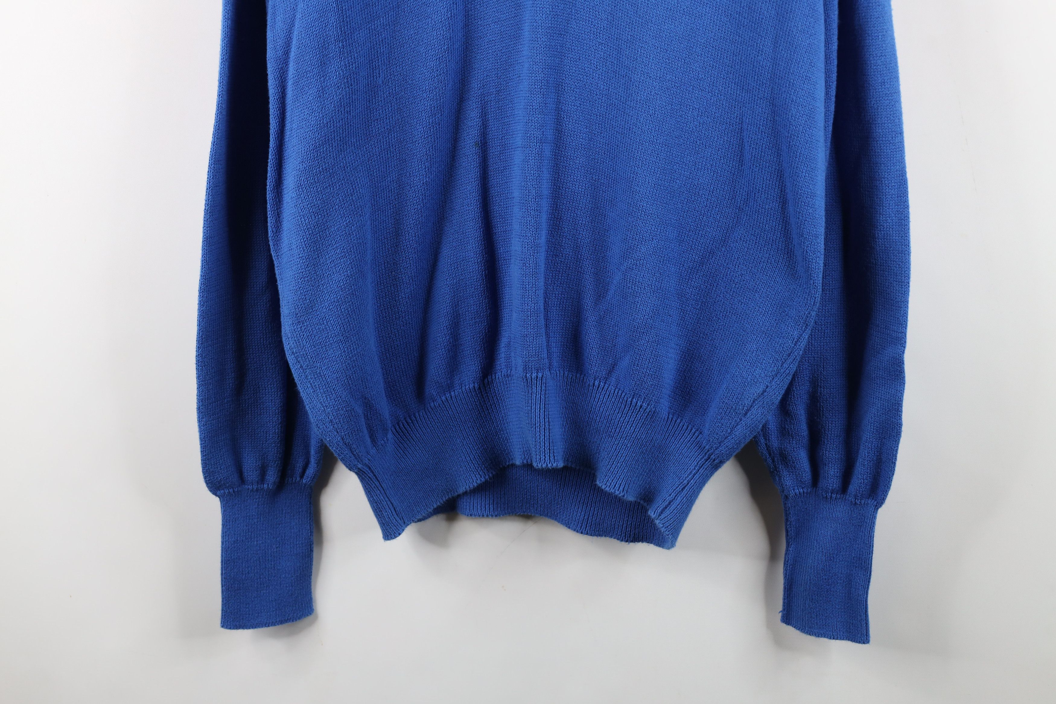Vintage Vintage 90s Streetwear Island Cotton Knit Sweater Blue USA Size US M / EU 48-50 / 2 - 3 Thumbnail