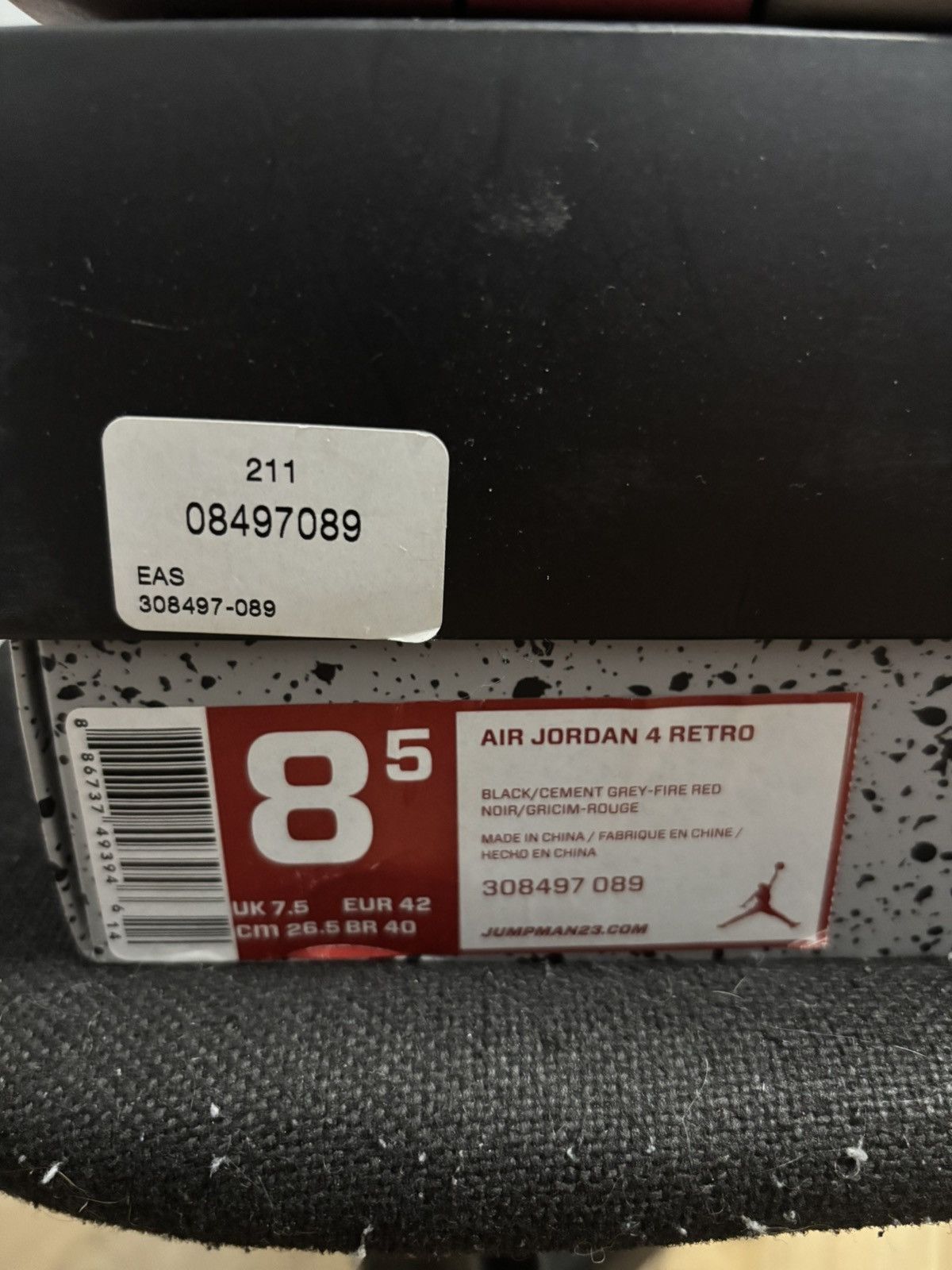 Jordan Brand Jordan Bred 4’s Size US 8.5 / EU 41-42 - 10 Thumbnail