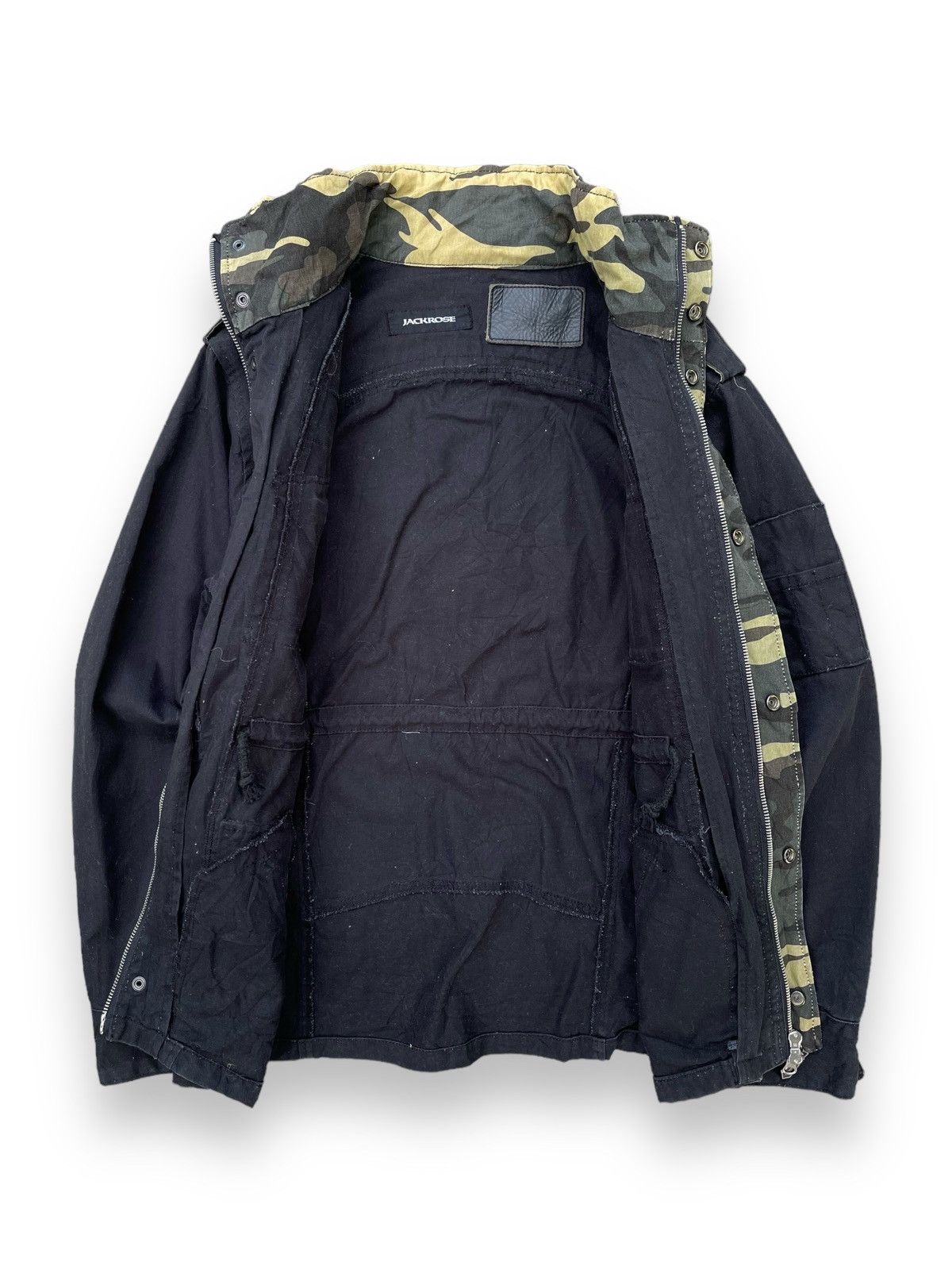 If Six Was Nine 🔥Vintage Jack Rose Punk Embroidered Logo M65 Field Jacket Size US M / EU 48-50 / 2 - 5 Thumbnail