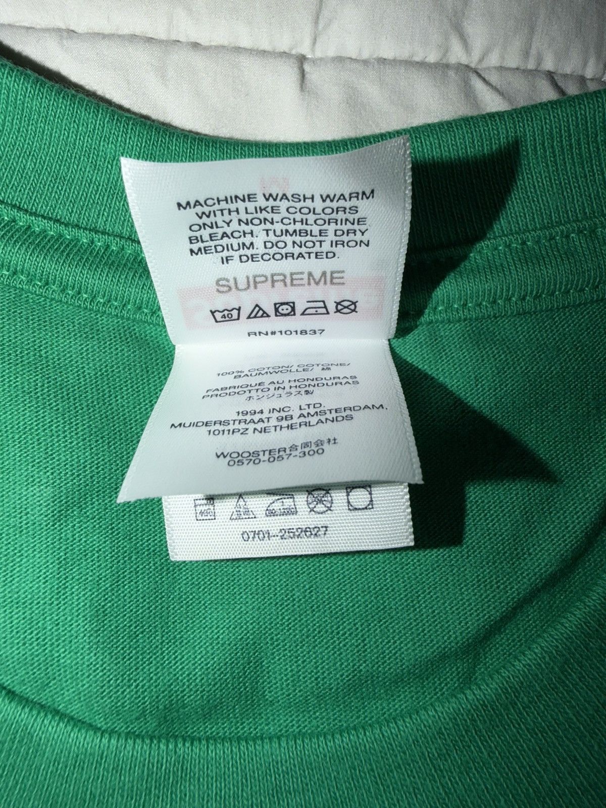 Supreme Supreme Snowman Tee – Green (M) Size US M / EU 48-50 / 2 - 7 Thumbnail