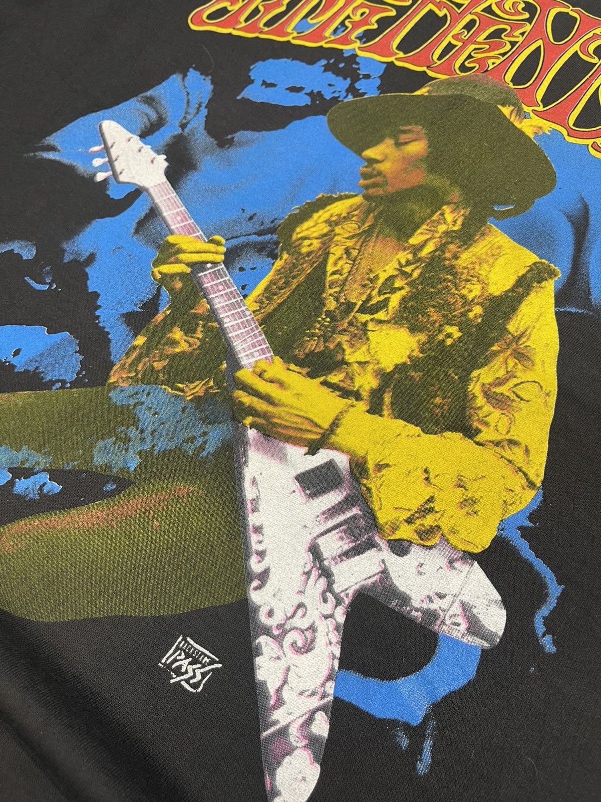Band Tees × Vintage Vintage Jimi Hendrix backstage Pass 1989 Size US XL / EU 56 / 4 - 2 Thumbnail
