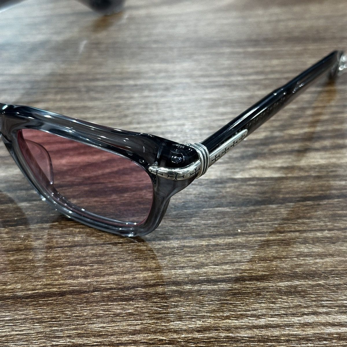 Chrome Hearts CHROME HEARTS TRYPOLEAGAIN SUNGLASSES Size ONE SIZE - 5 Thumbnail