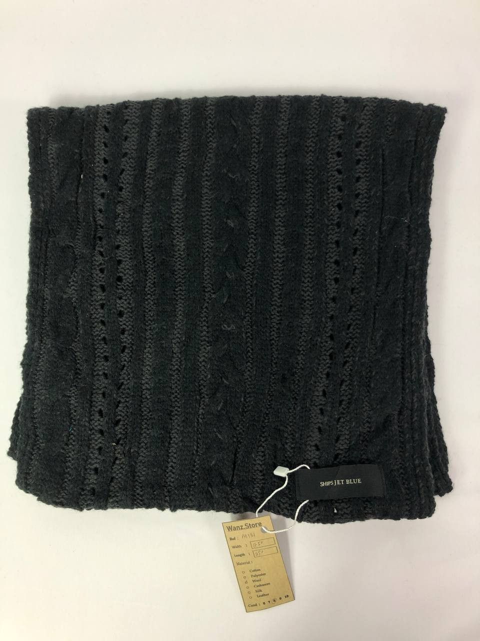 Ships Jet Blue Ships Jet Blue Scarf Muffler Neckwear M131 Size ONE SIZE - 5 Thumbnail