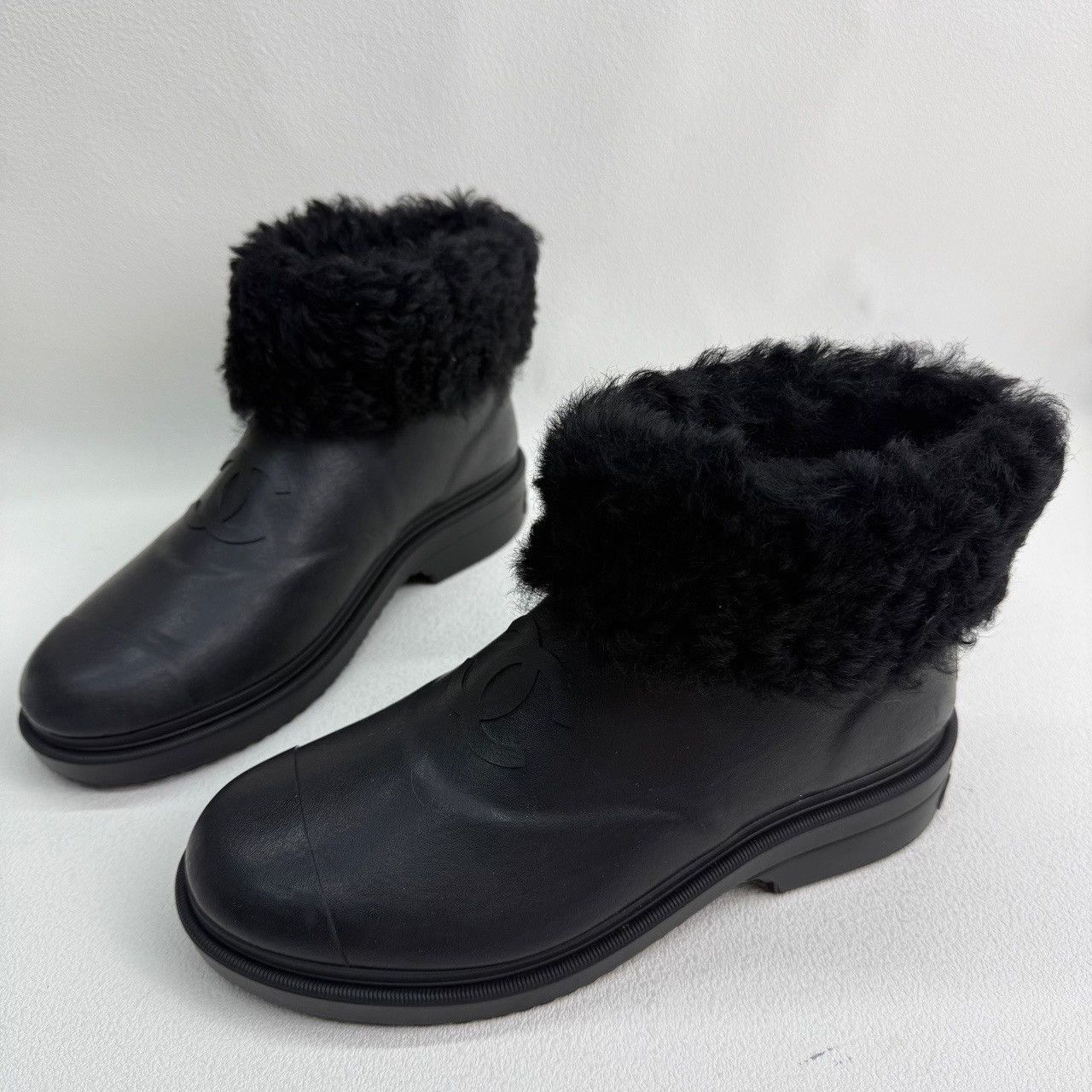 Chanel Chanel Black Boots us_7-5 Women Size US 7.5 / IT 37.5 - 1 Thumbnail