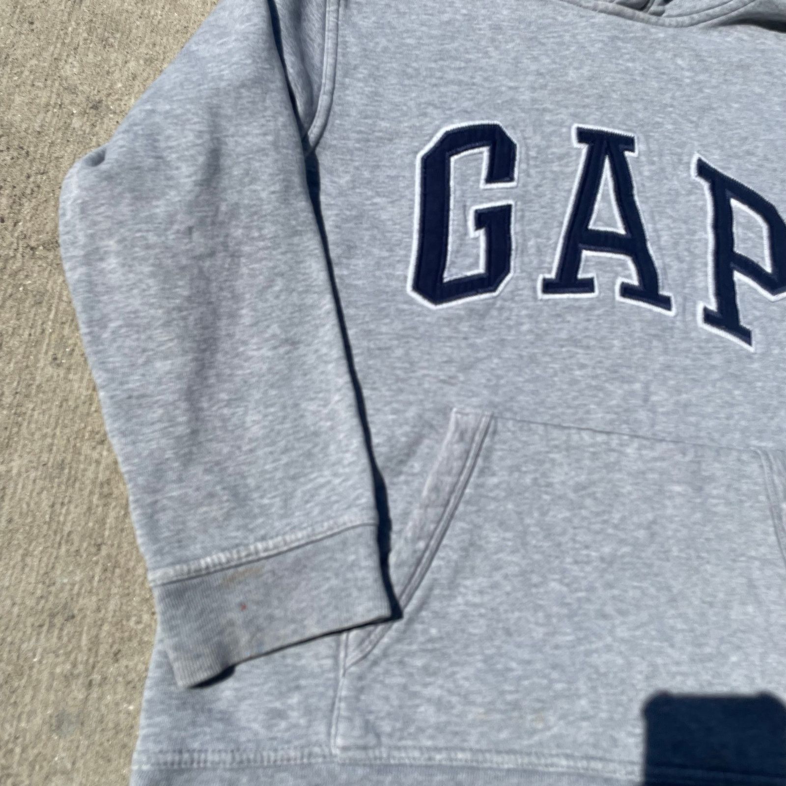 Gap GAP Hoodie Grey Spellout Pullover Size S M 19x23 Casual Y2K Size US S / EU 44-46 / 1 - 4 Thumbnail