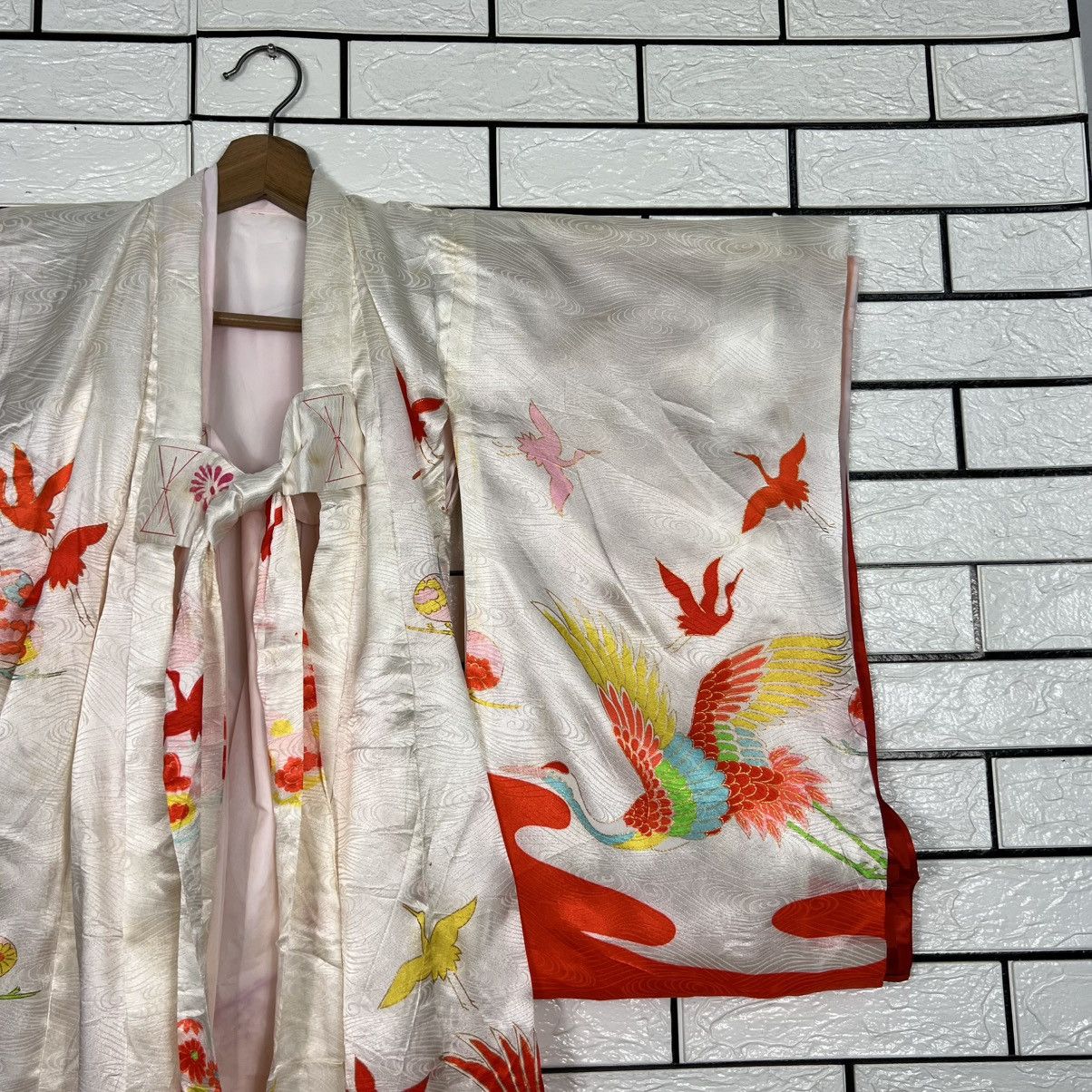 Japanese Brand Traditional Japan Kimono Embroidered Phoenix Logo #4190-C190 Size ONE SIZE - 12 Thumbnail