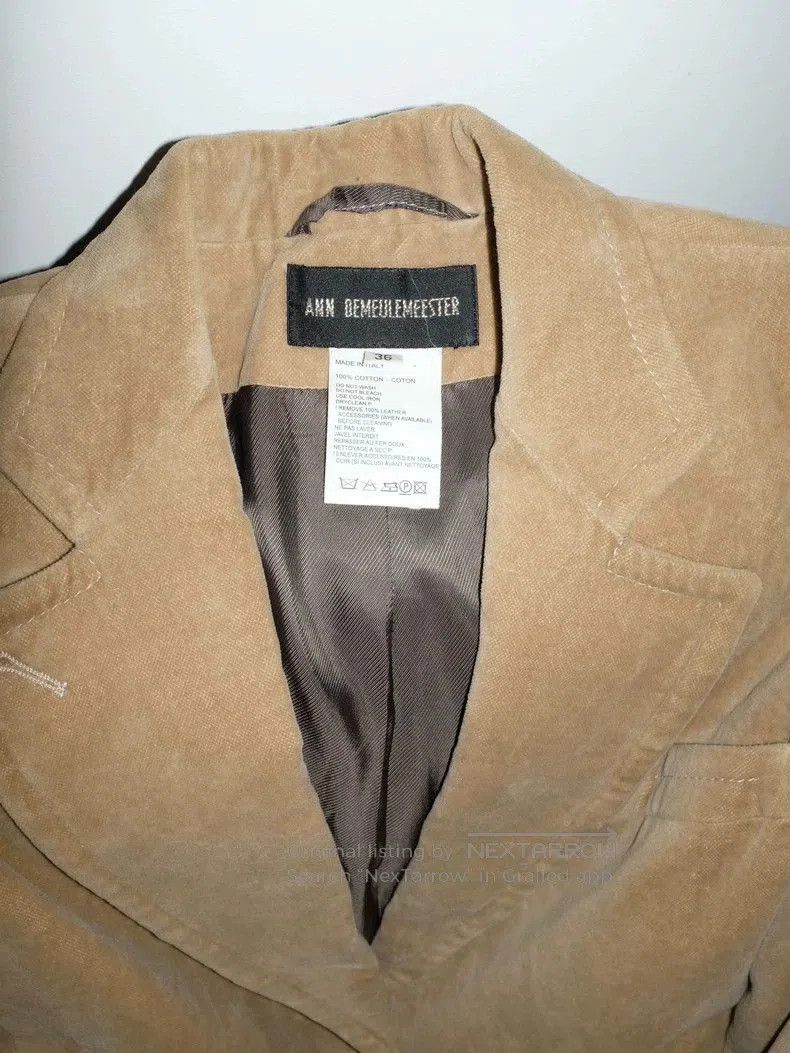 Ann Demeulemeester Ann Demeulemeester Corduroy Blazer. Size US XS / EU 42 / 0 - 2 Thumbnail