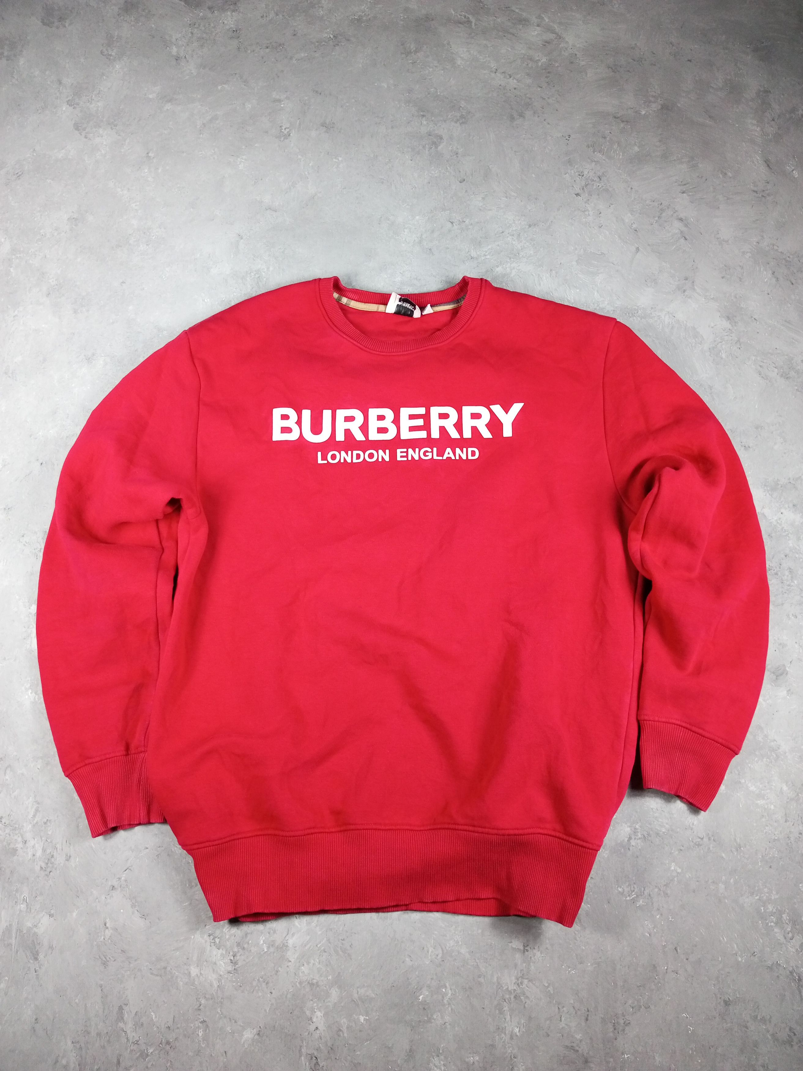 Burberry Vintage Faded Red Burberry Sweater Size US XXL / EU 58 / 5 - 1 Thumbnail
