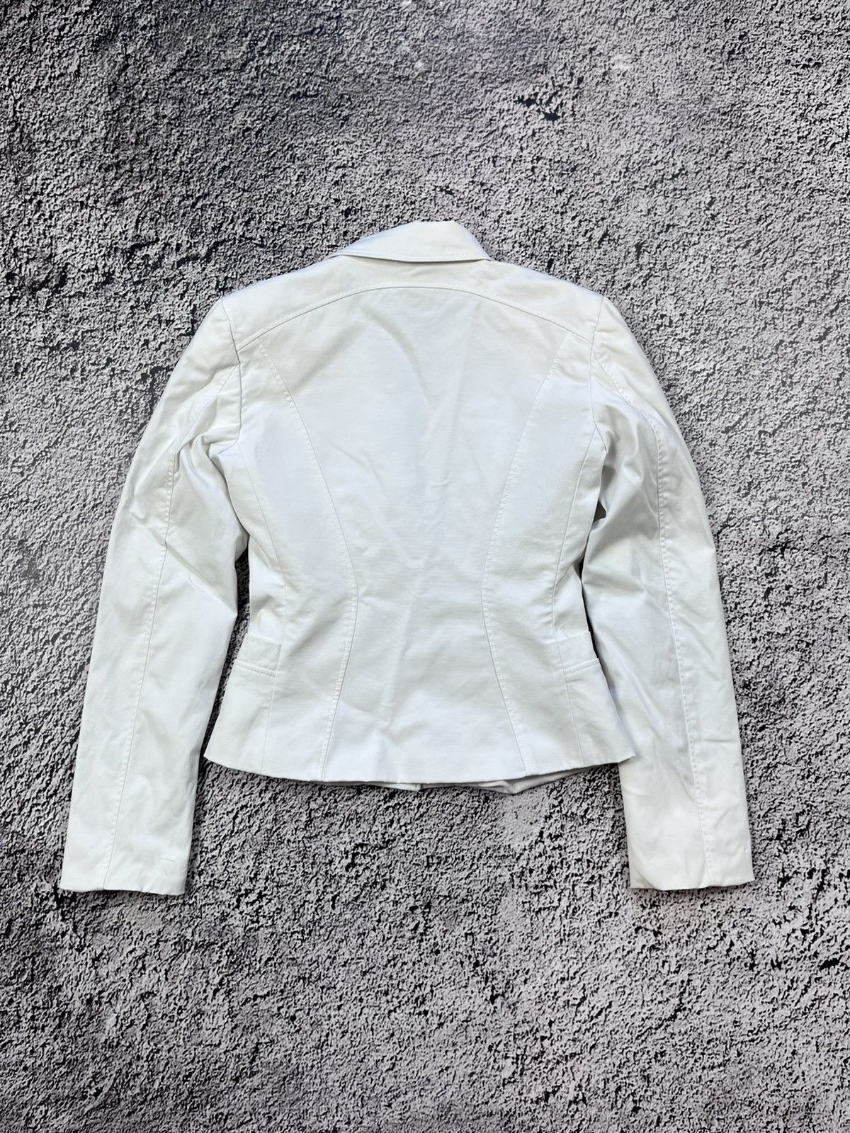 Versace Jeans Couture Vintage Versace VJC white blazer jacket size 38 Size XS / US 0-2 / IT 36-38 - 8 Thumbnail