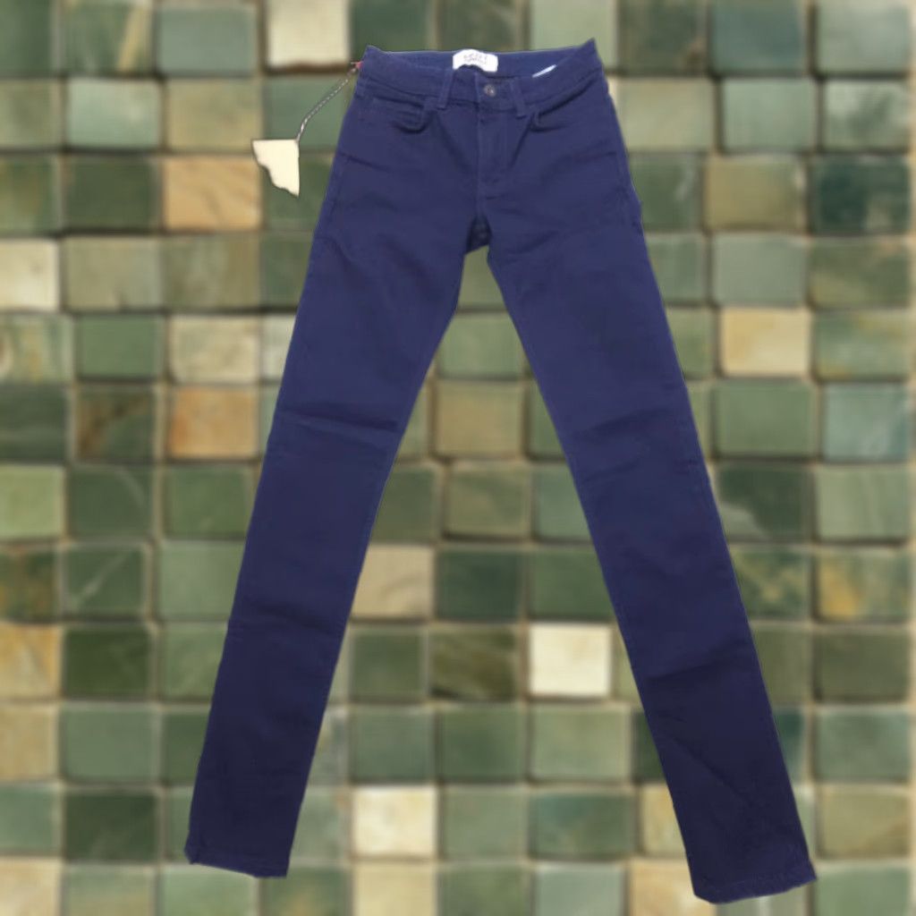 Vintage Naked & Famous Denim The Skinny Indigo Jeans Size 25 Regular Rise 31in Inseam Women's Blue 5-Pocket Stretch Lightweight NWT Size 42" / US 20 - 1 Thumbnail