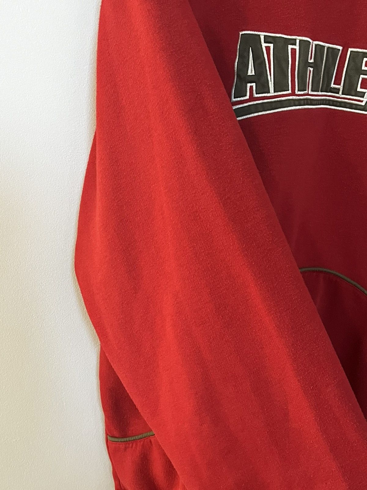 Japanese Brand × Nike Nike hoodie distressed 00s red Size US L / EU 52-54 / 3 - 7 Thumbnail