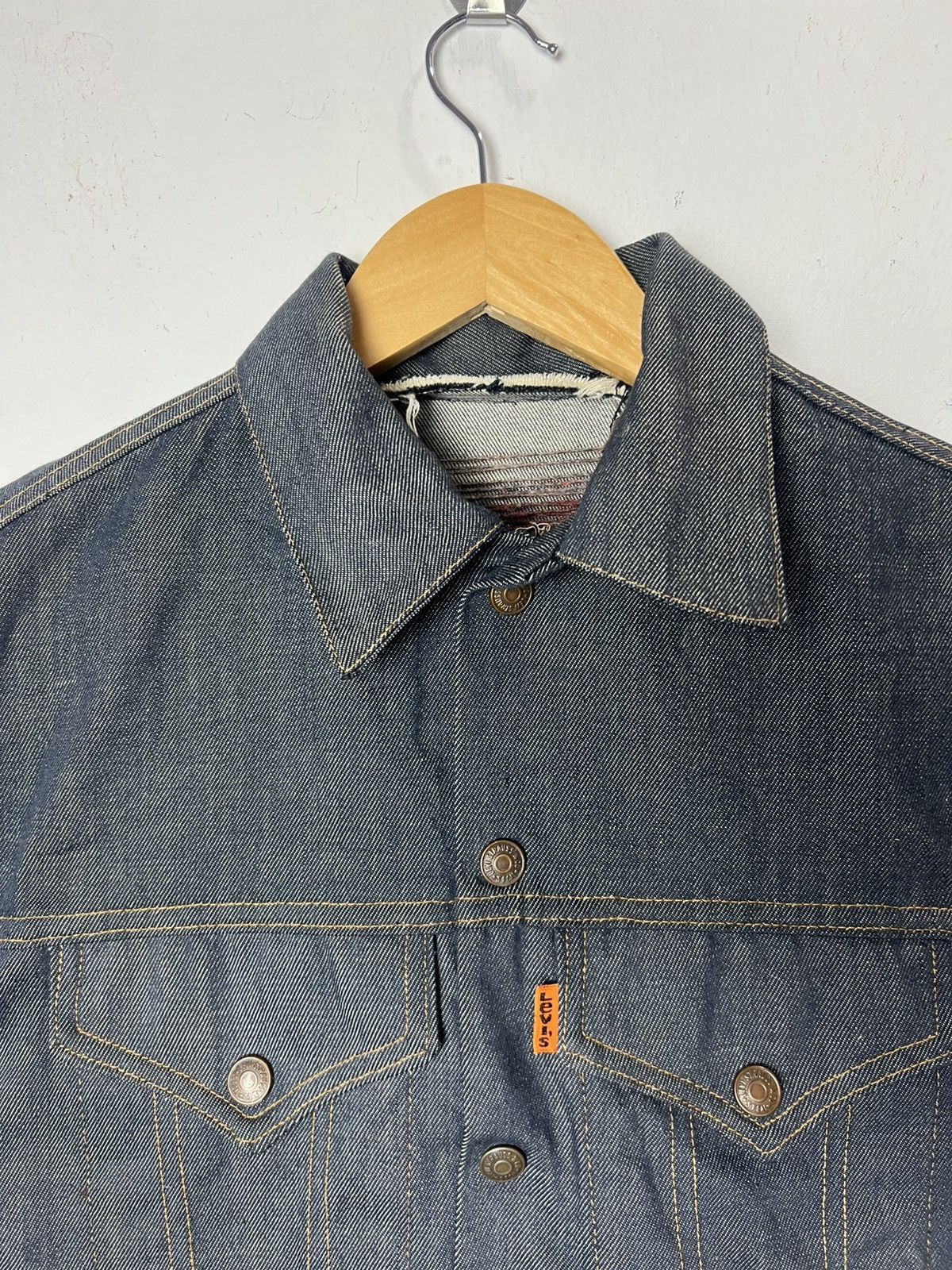 Levi's Vintage Clothing Vintage 70s Levis Orange Tab Nankai Denim Jacket Size US S / EU 44-46 / 1 - 6 Thumbnail