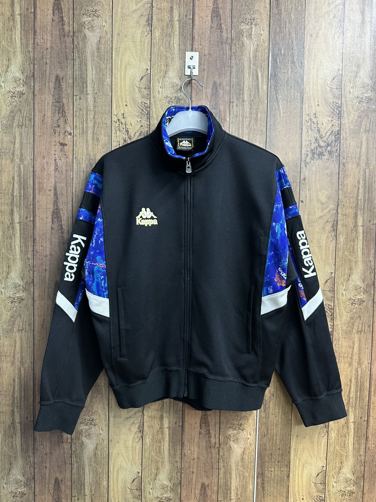 Kappa Vintage 80s Kappa Side Label Zipper Jacket Z05 Size US M / EU 48-50 / 2 - 1 Thumbnail