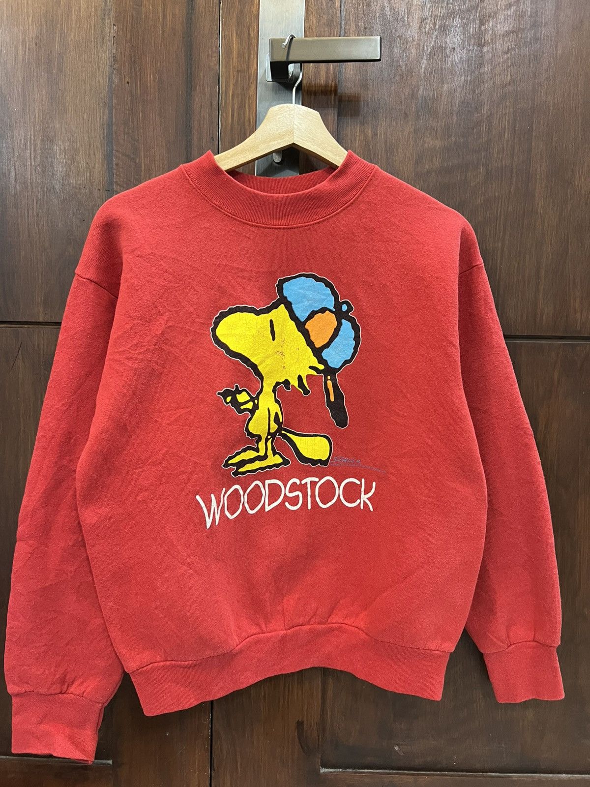 Fruit Of The Loom × Vintage Vintage Woodstock Schuz Sweatshirt Size US M / EU 48-50 / 2 - 1 Thumbnail