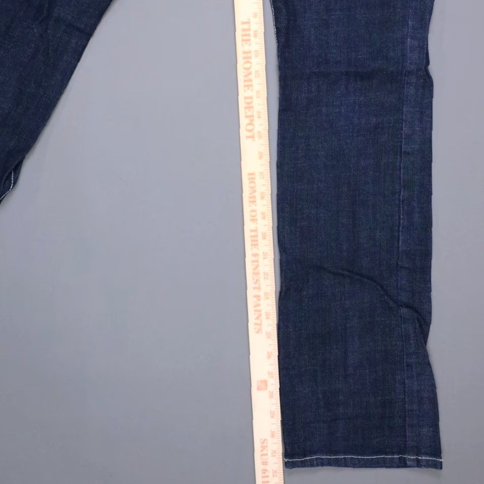 Vintage KANCAN Jeans Low Rise Embellished Straight Jeans Blue 28 Womens Studded 5-Pocket Design Size 28" / US 6 / IT 42 - 7 Thumbnail