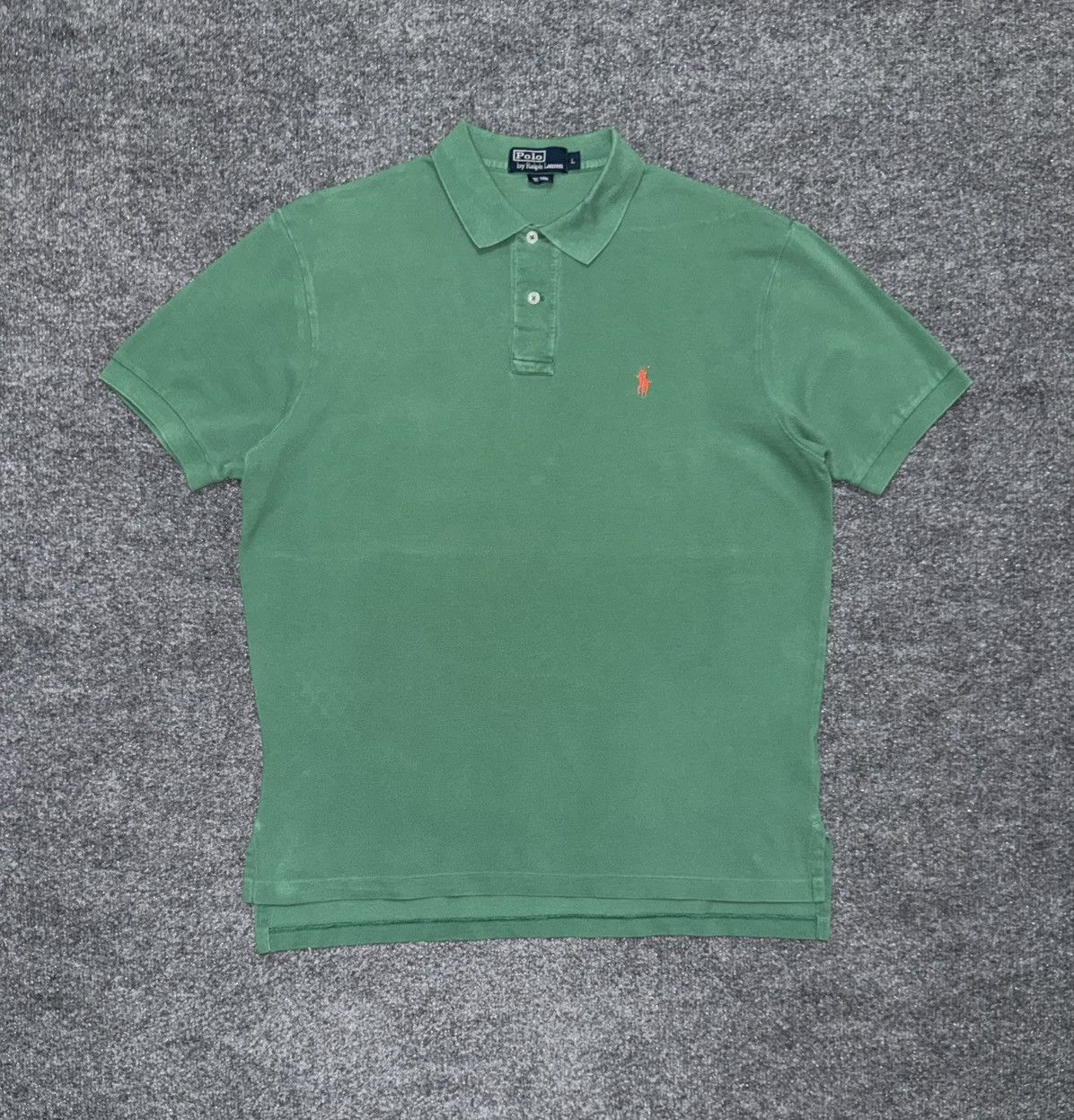 Polo Ralph Lauren Vintage Polo Ralph Lauren Green Polo Shirt Large Size US L / EU 52-54 / 3 - 1 Thumbnail