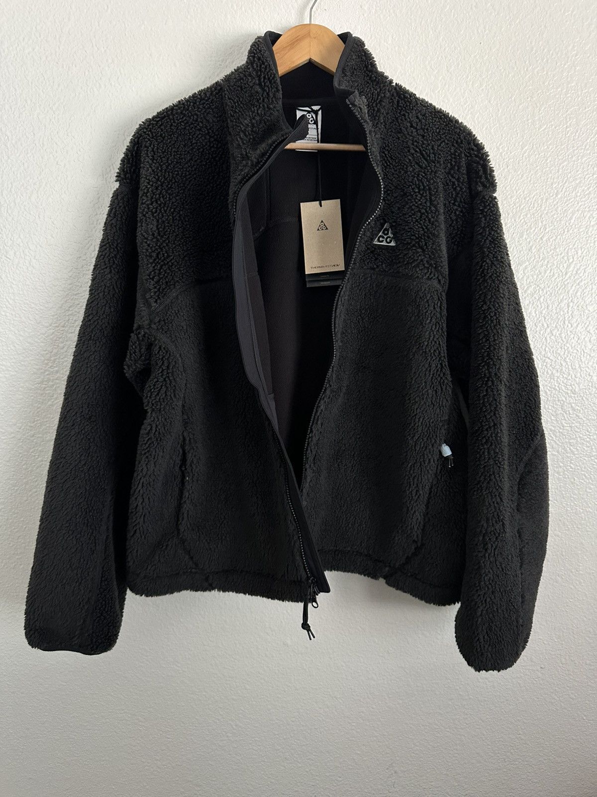 Nike ACG Nike ACG Canwell Glacier Therma-Fit Sherpa Fleece Jacket Size US XXL / EU 58 / 5 - 4 Thumbnail