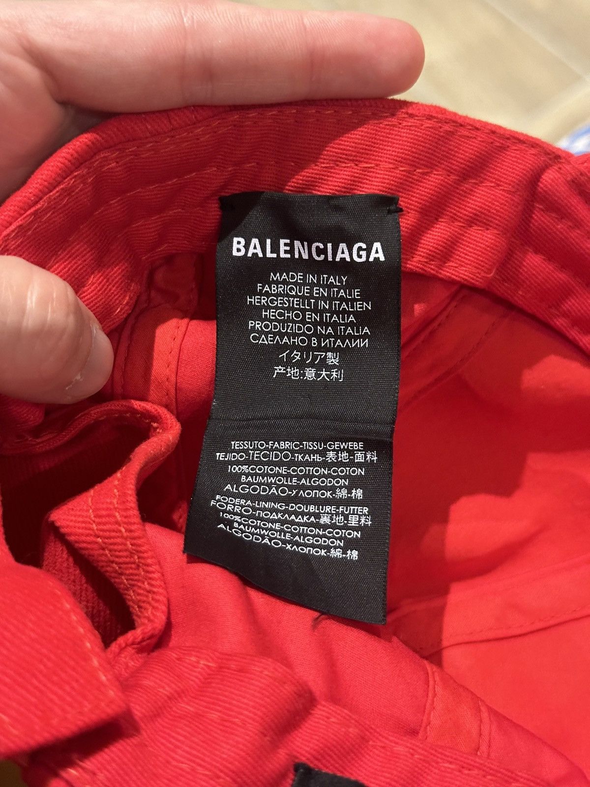 Balenciaga 495$ Balenciaga Gothic Embroidered Text Cap Size ONE SIZE - 6 Thumbnail