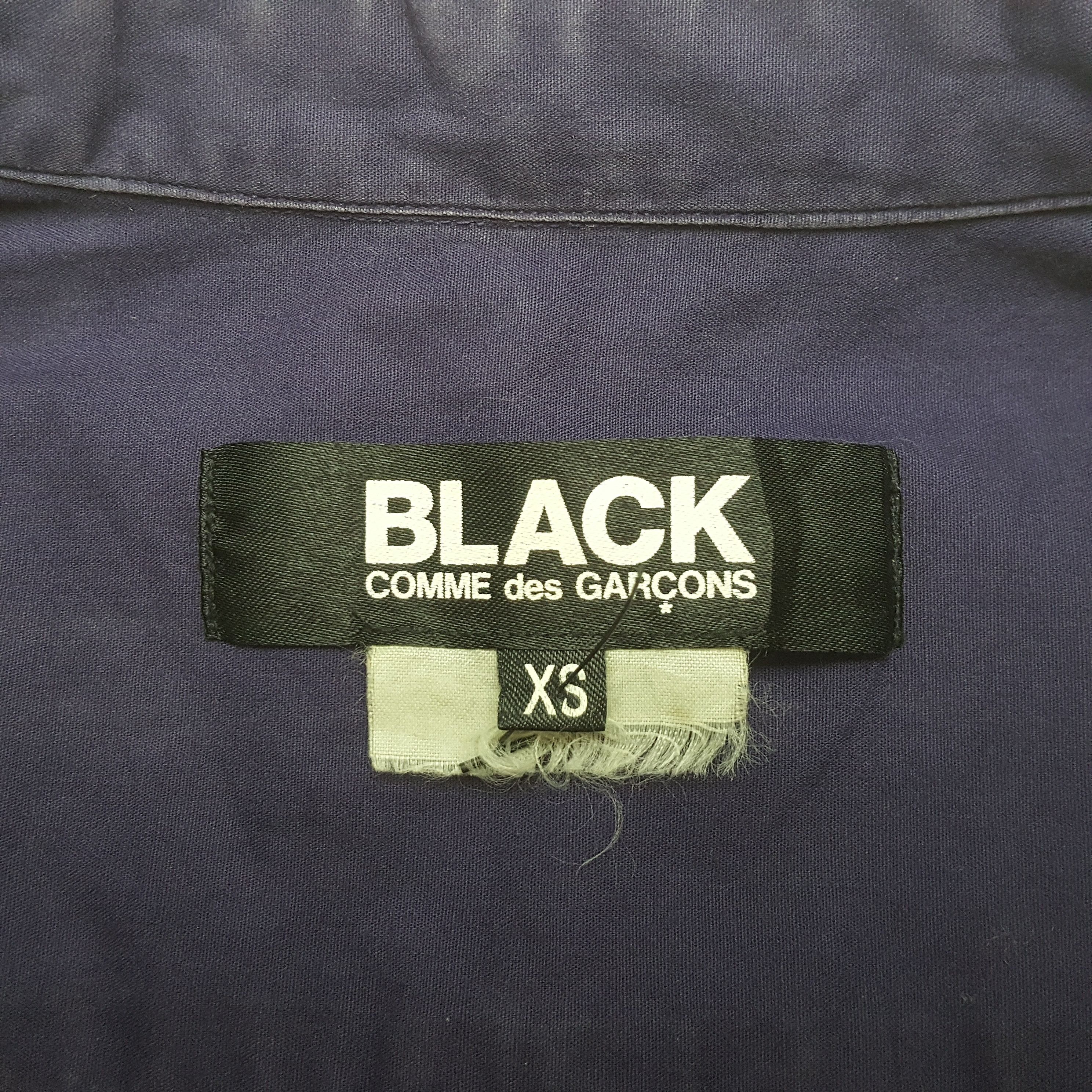 Comme des Garcons Black Comme Des Garcons Japanese Brand Shirt RR27 Size US XS / EU 42 / 0 - 7 Thumbnail