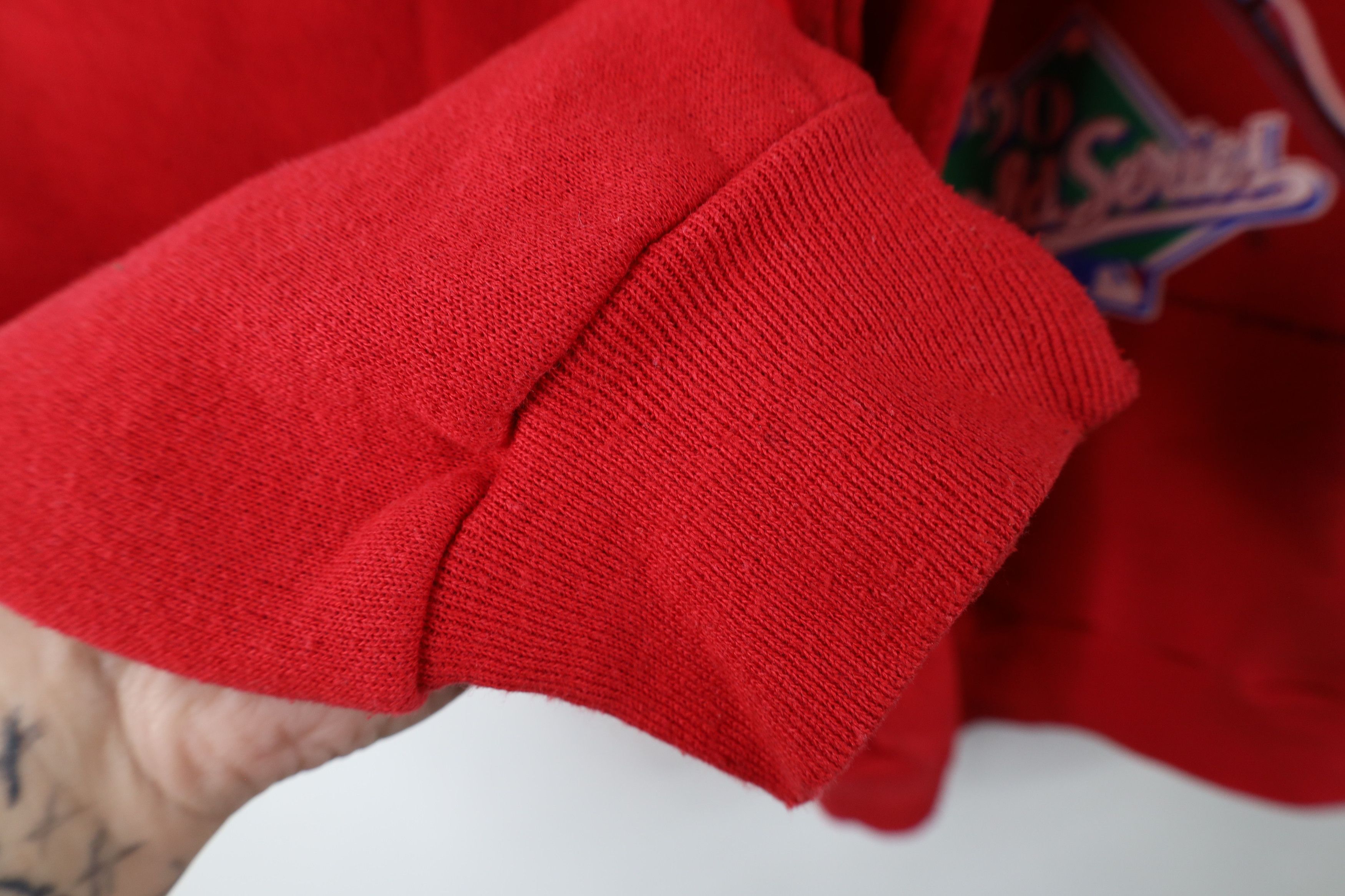 Vintage Vintage Champs Cincinnati Reds Baseball Sweatshirt USA Red Size US XL / EU 56 / 4 - 8 Thumbnail