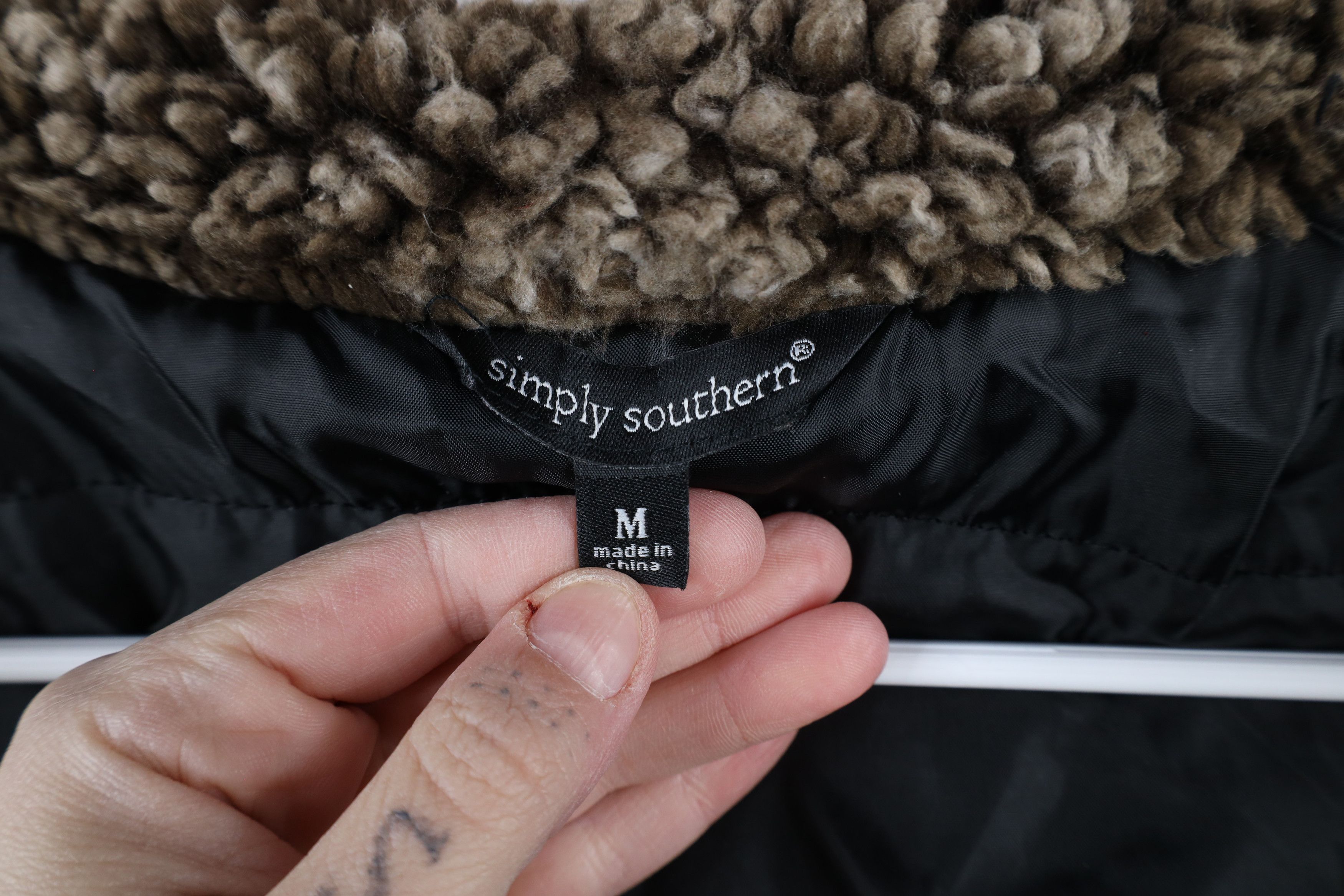 Vintage Simply Southern Fleece Quilted Flannel Vest Jacket Plaid Size M / US 6-8 / IT 42-44 - 7 Thumbnail
