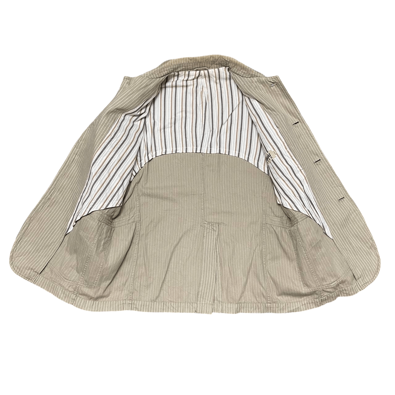 Kansai Yamamoto Vintage Kansai Jeans Chore Hickory Striped Jacket Size US L / EU 52-54 / 3 - 8 Thumbnail