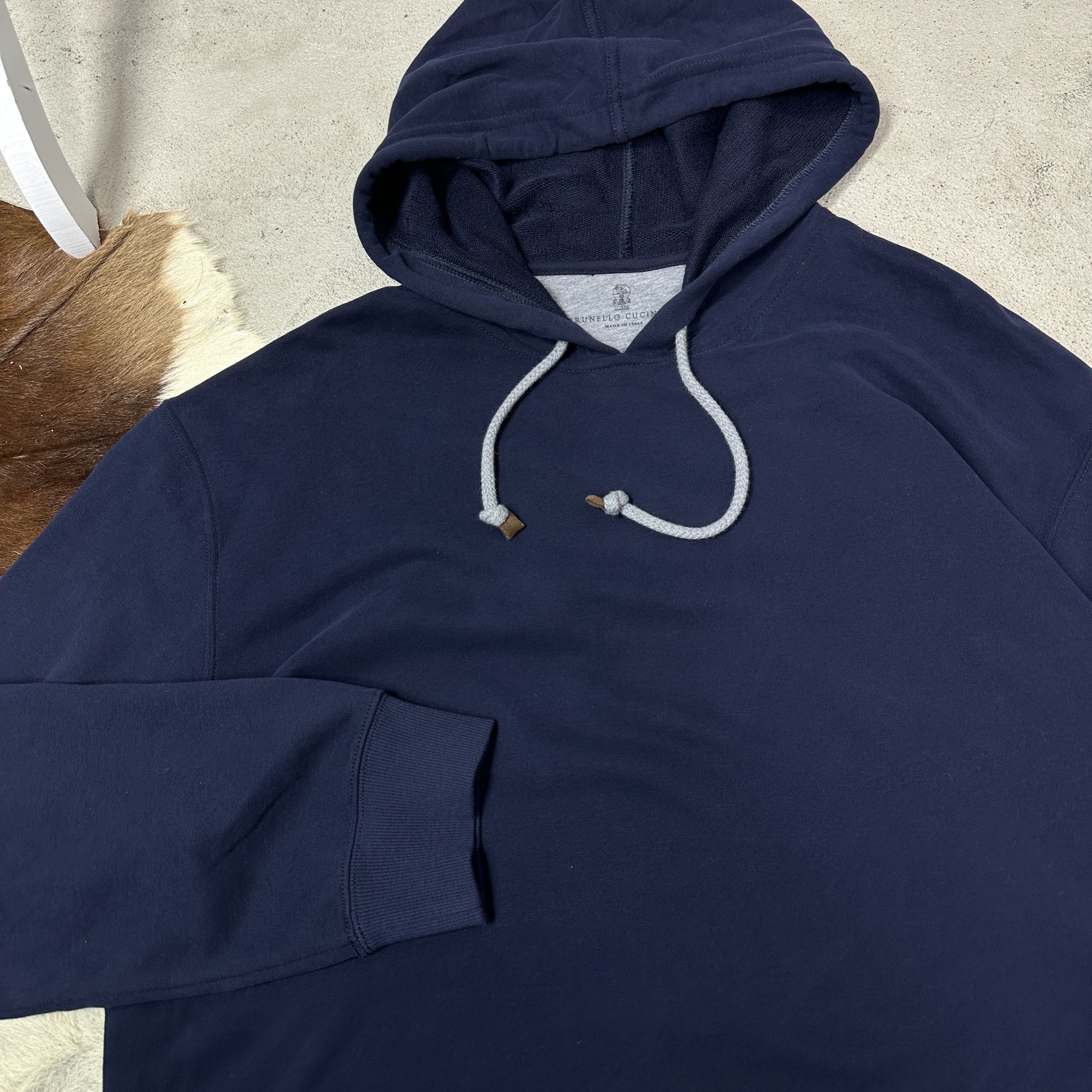 Brunello Cucinelli Vintage Streetwear Oversize Brunello Cucinelli Hoodie Y2K Size US XXL / EU 58 / 5 - 5 Thumbnail