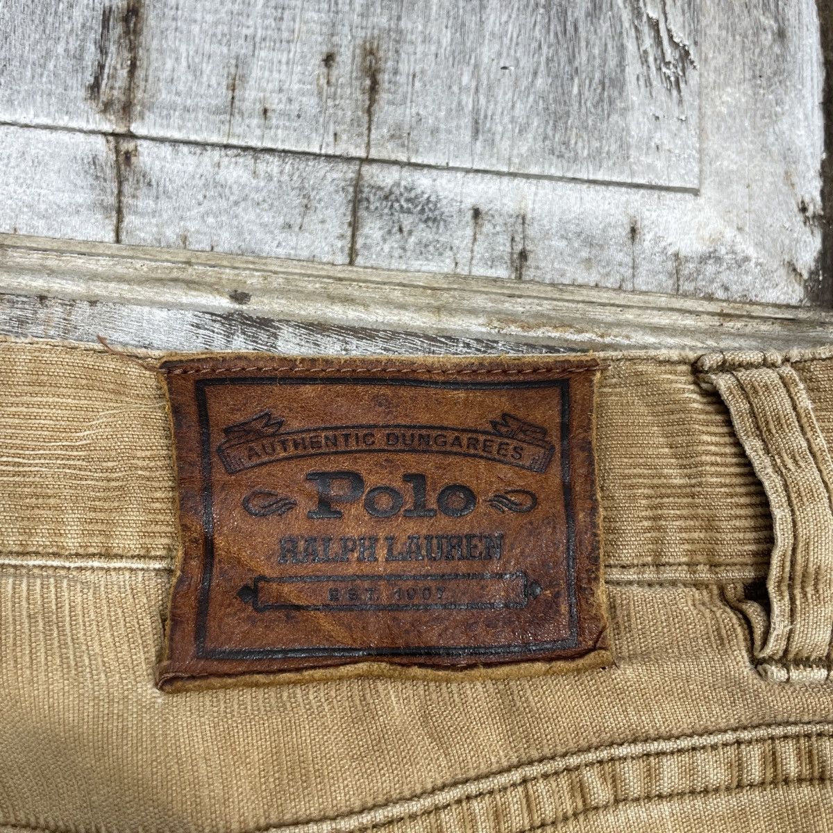 Polo Ralph Lauren × Vintage Corduroy Vintage Polo Ralph Lauren Distressed Pant Size US 31 - 13 Thumbnail