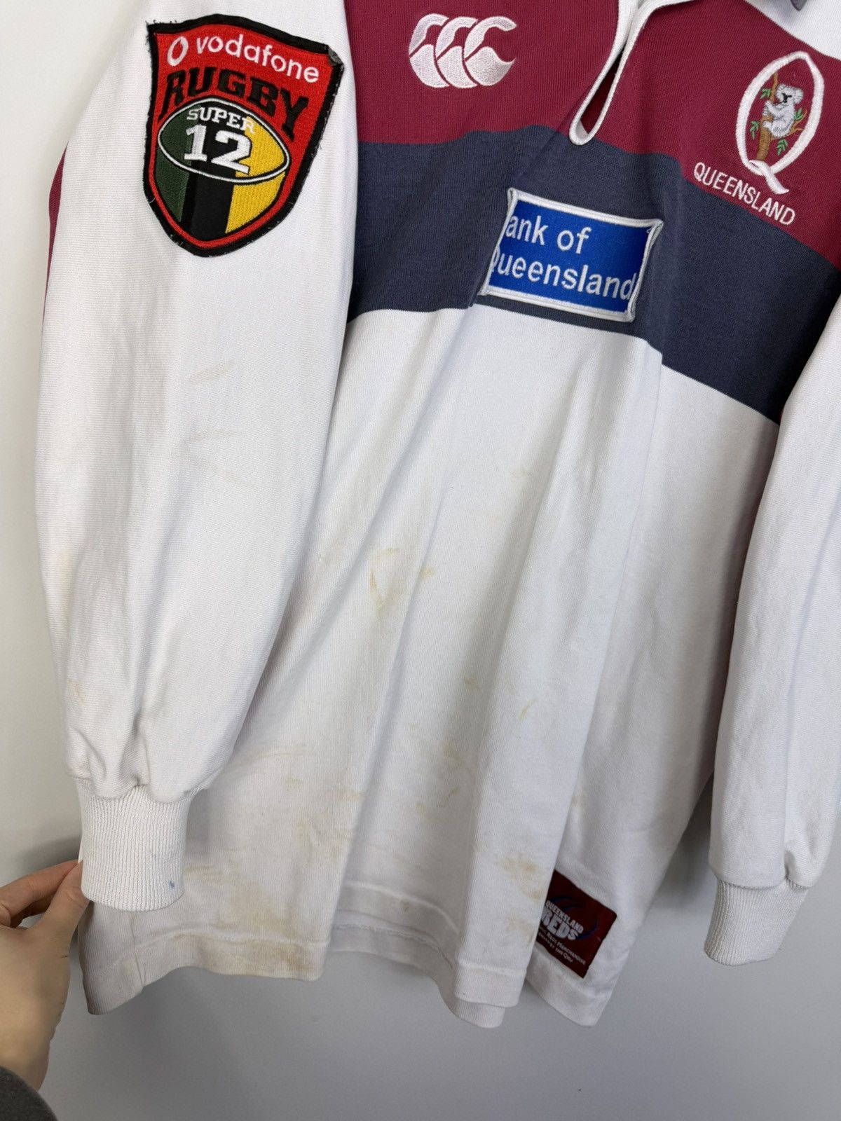 Canterbury of New Zealand Canterbury Queensland Reds 2000 Rugby Vintage Longsleeve Size US M / EU 48-50 / 2 - 6 Thumbnail