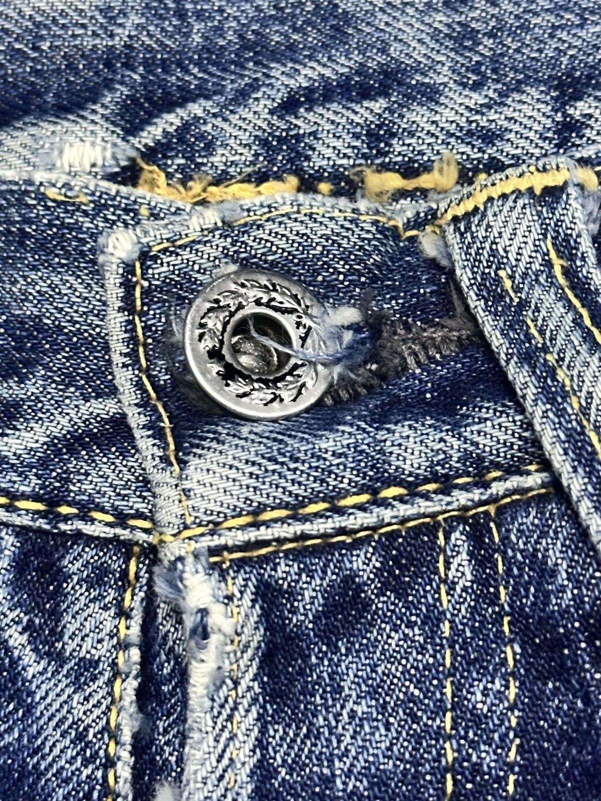 Skull Jeans by an Alchemist Rare SKULL Jeans By An Alchemist Selvedged 5002xx Distressed Size US 28 / EU 44 - 10 Thumbnail