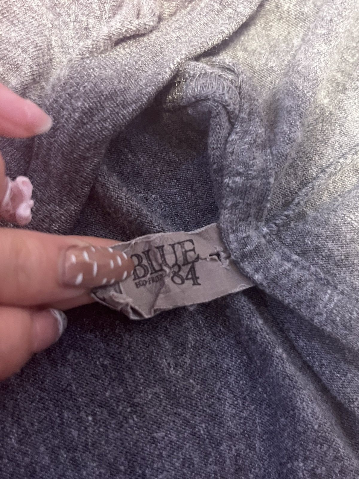 Other Y2k design gray tee with hood Size M / US 6-8 / IT 42-44 - 2 Thumbnail