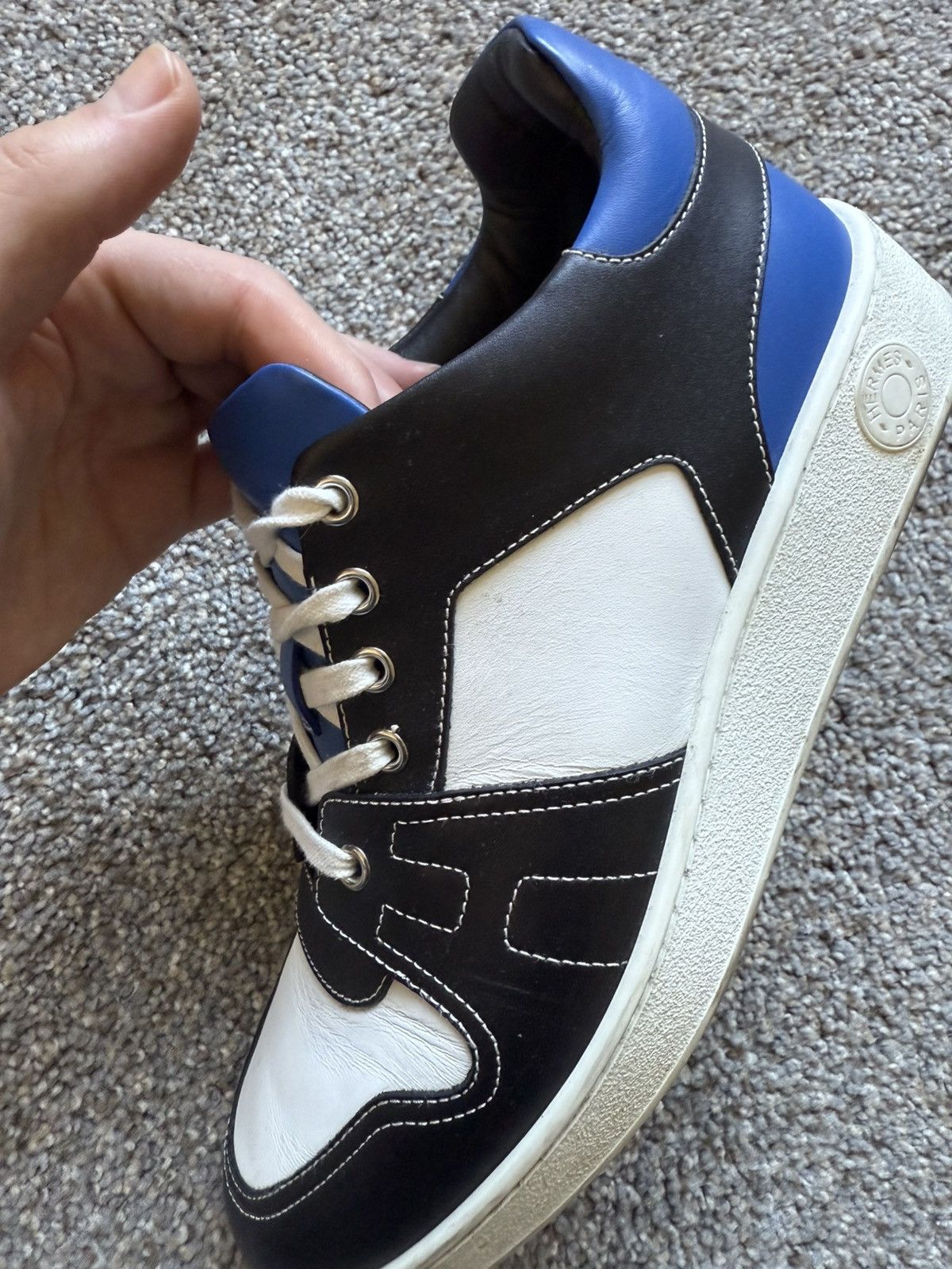 Hermes Hermes Paris Trail Low Sneakers Made in Italy Size US 8 / EU 41 - 10 Thumbnail