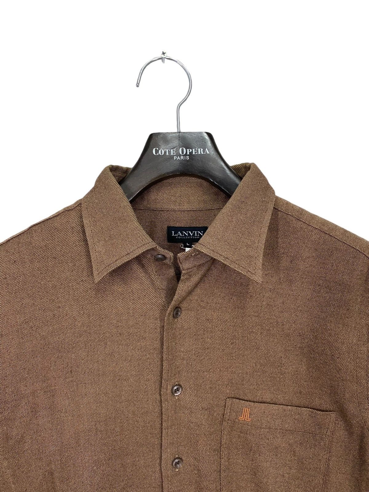 Lanvin × Vintage Vintage lanvin shirt button ups longsleeve Size US L / EU 52-54 / 3 - 5 Thumbnail