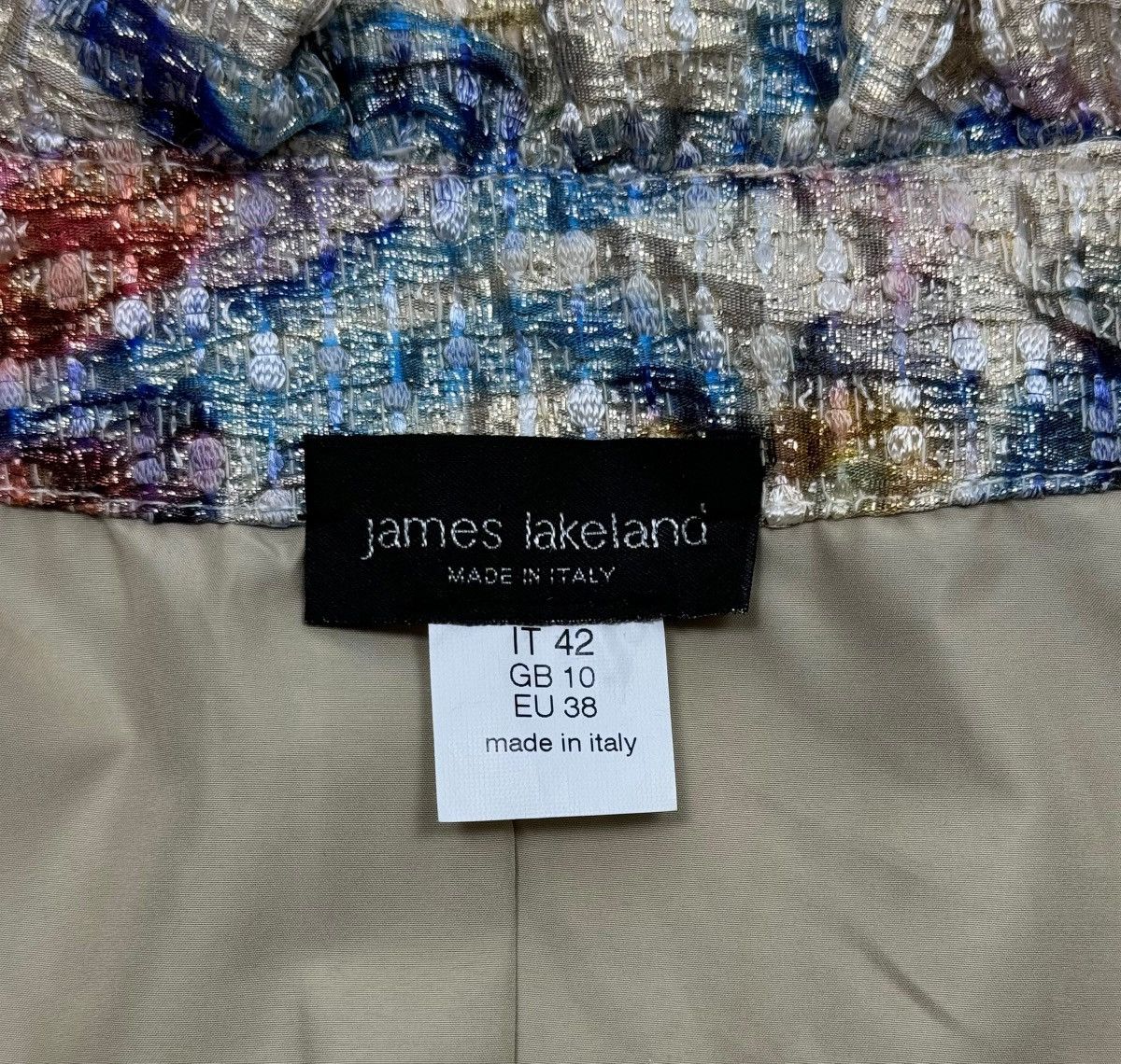 Other James Lakeland Multicolor Structured Coat Viscose size 42 Size M / US 6-8 / IT 42-44 - 11 Thumbnail