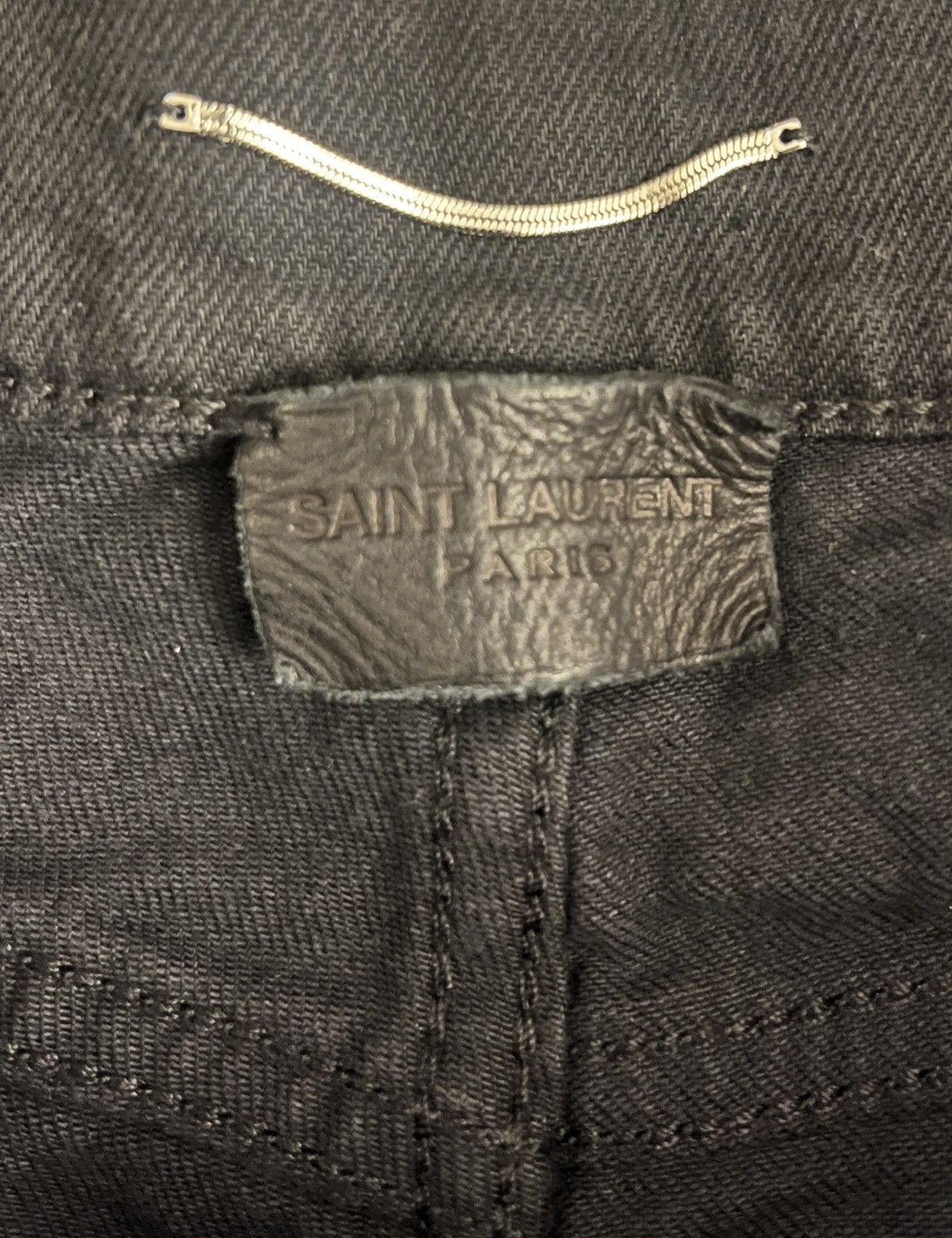 Yves Saint Laurent YSL Black Slim Designer Jeans Size 30" / US 8 / IT 44 - 5 Thumbnail